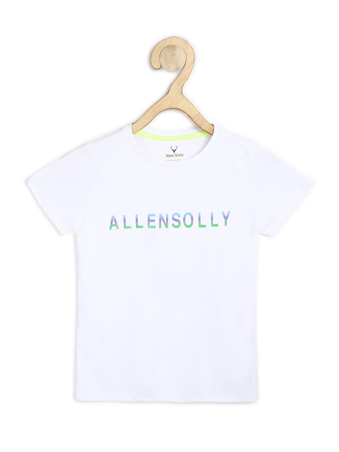

Allen Solly Junior Boys White Typography Printed Applique T-shirt