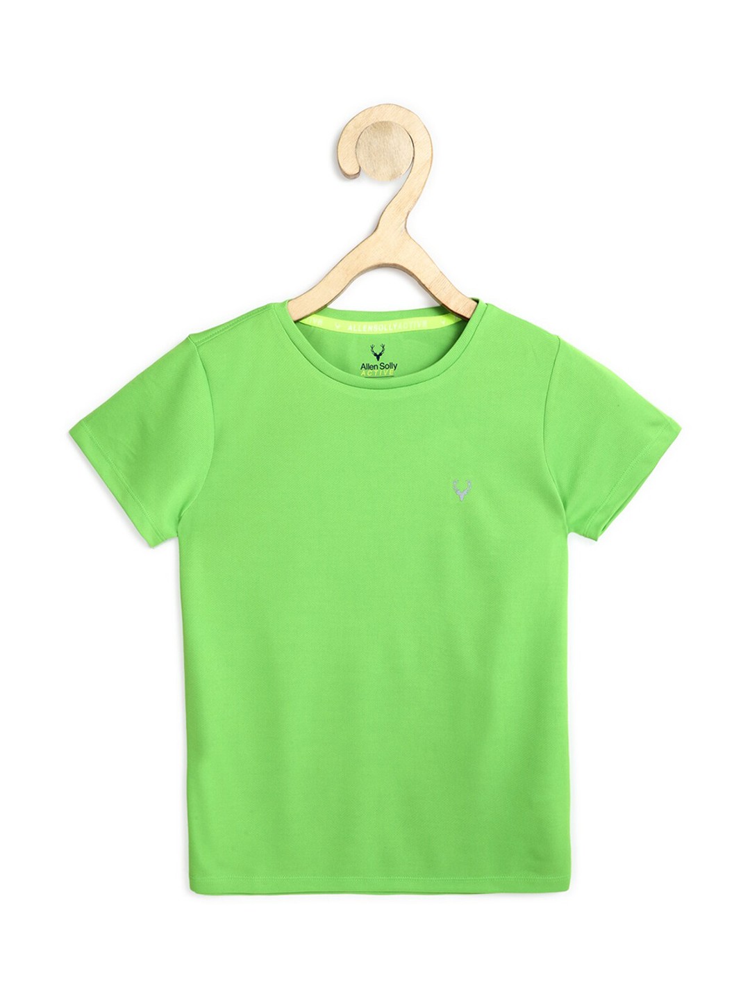 

Allen Solly Junior Boys Green Extended Sleeves T-shirt