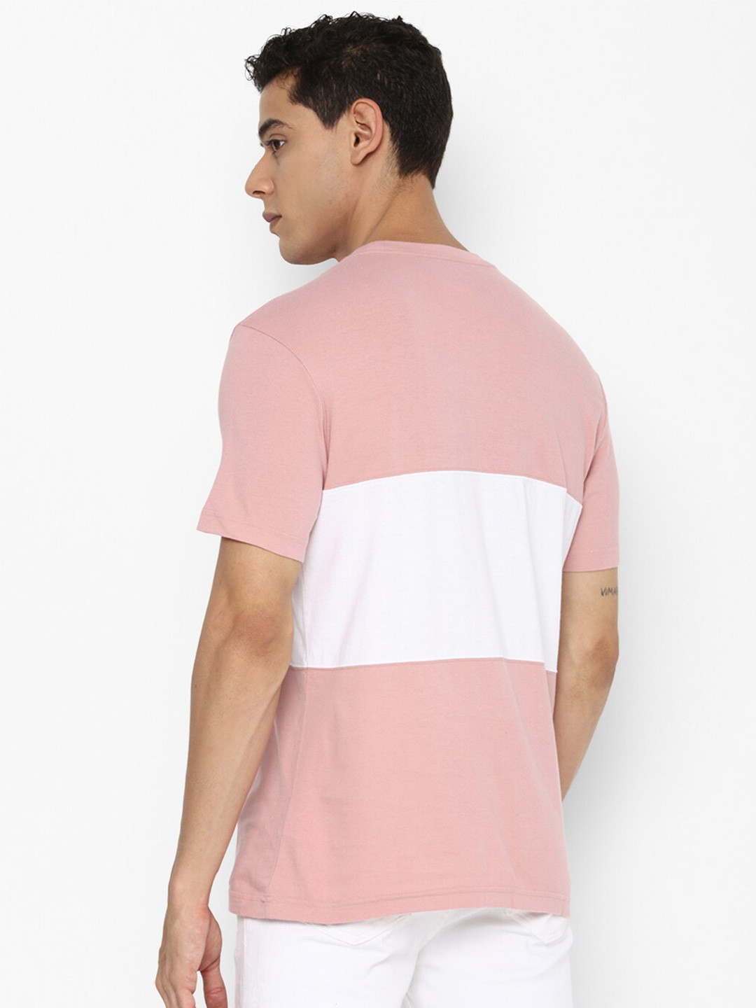 

AMERICAN EAGLE OUTFITTERS Men Pink Typography Printed T-shirt