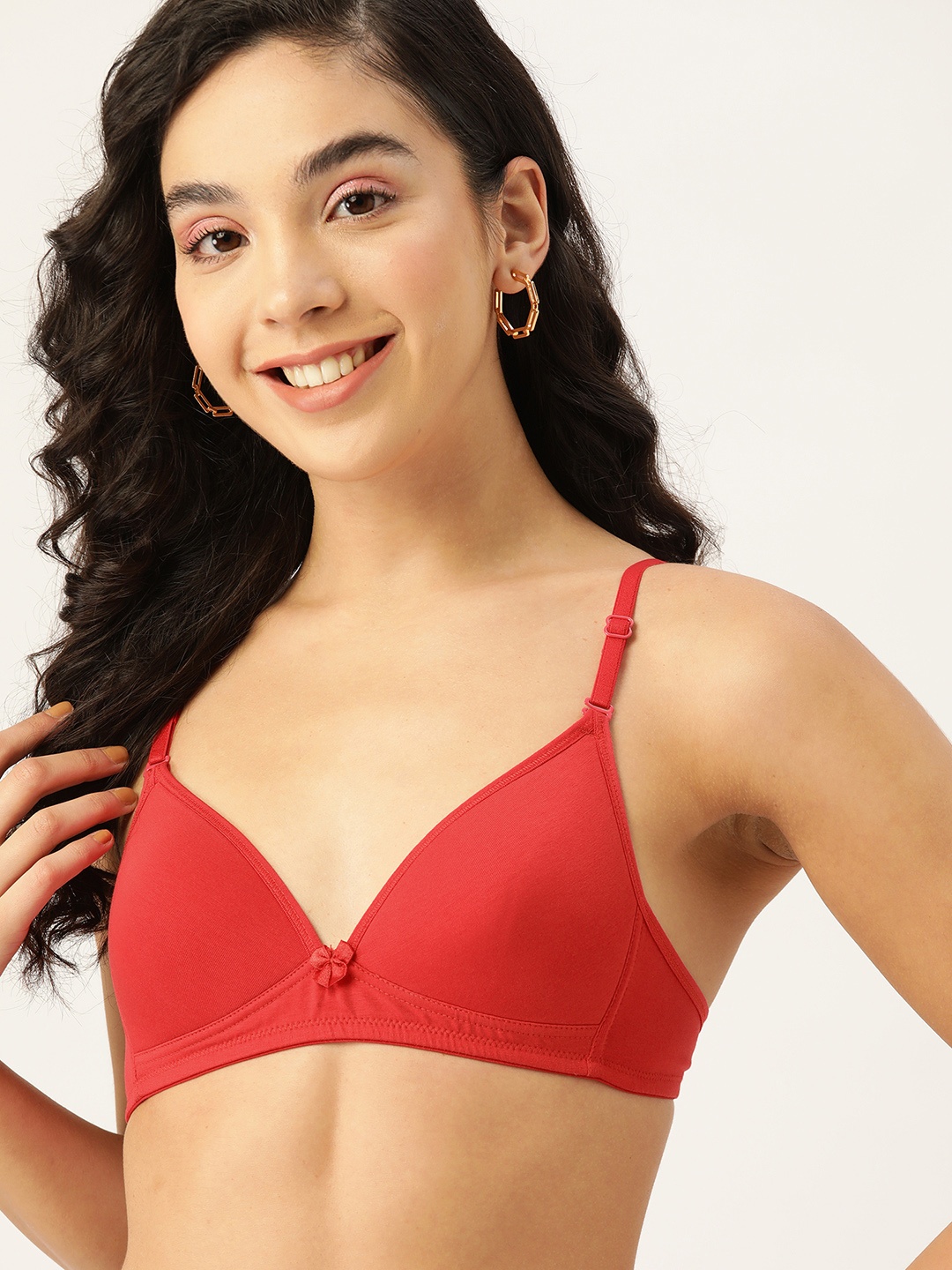 

DressBerry Red Bra Lightly Padded