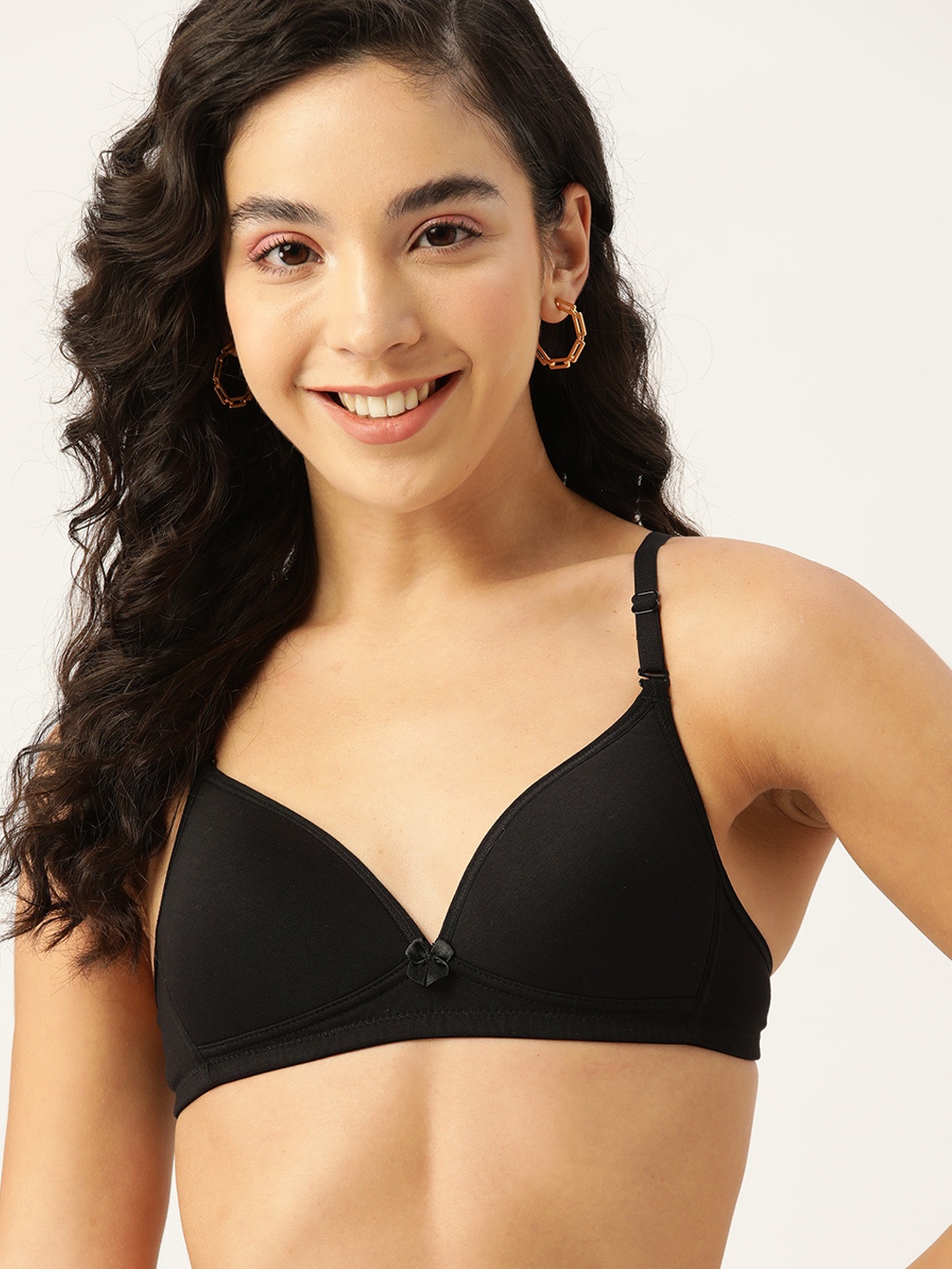

DressBerry Black Bra Lightly Padded