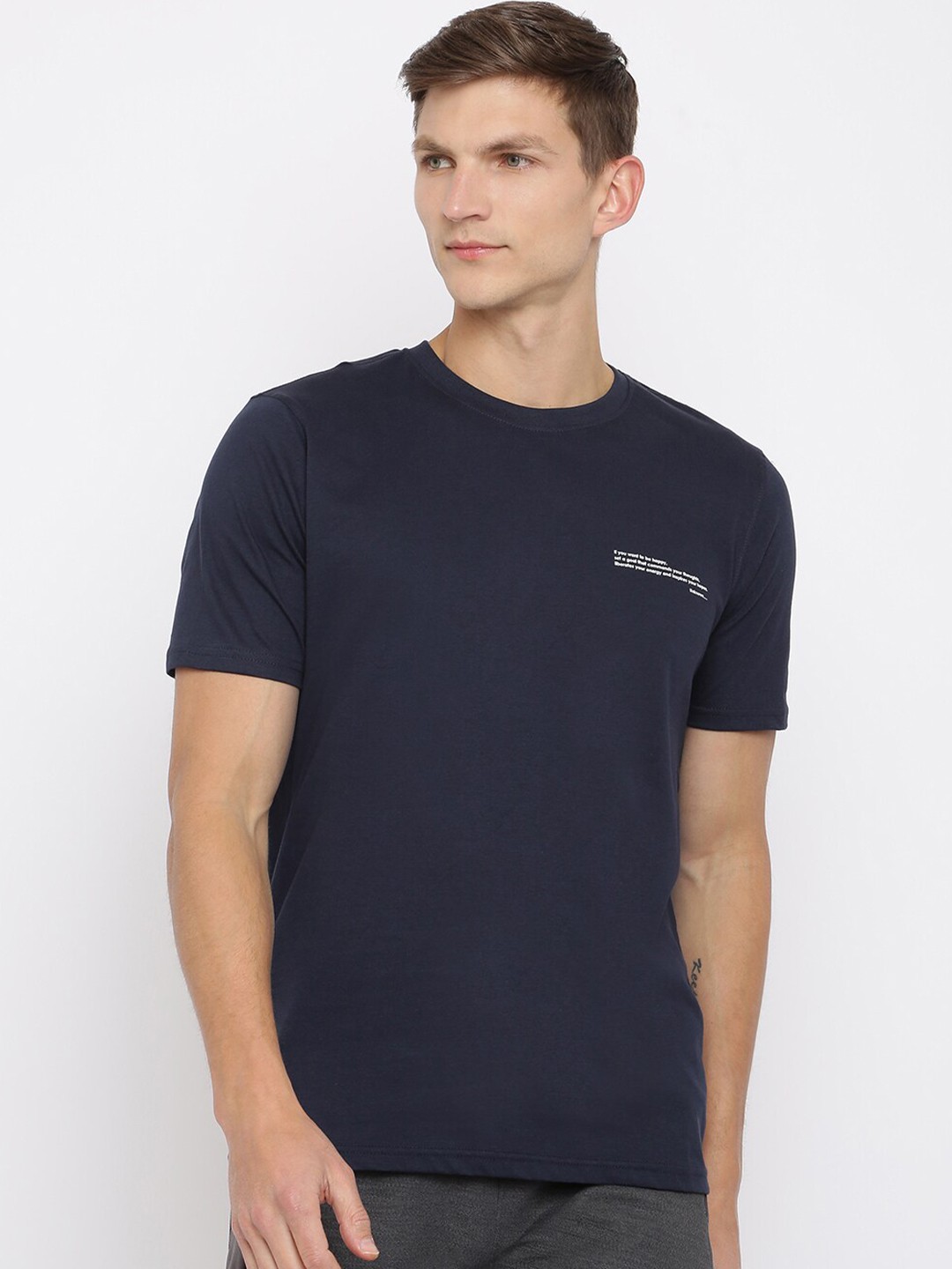 

R&B Men Navy Blue T-shirt