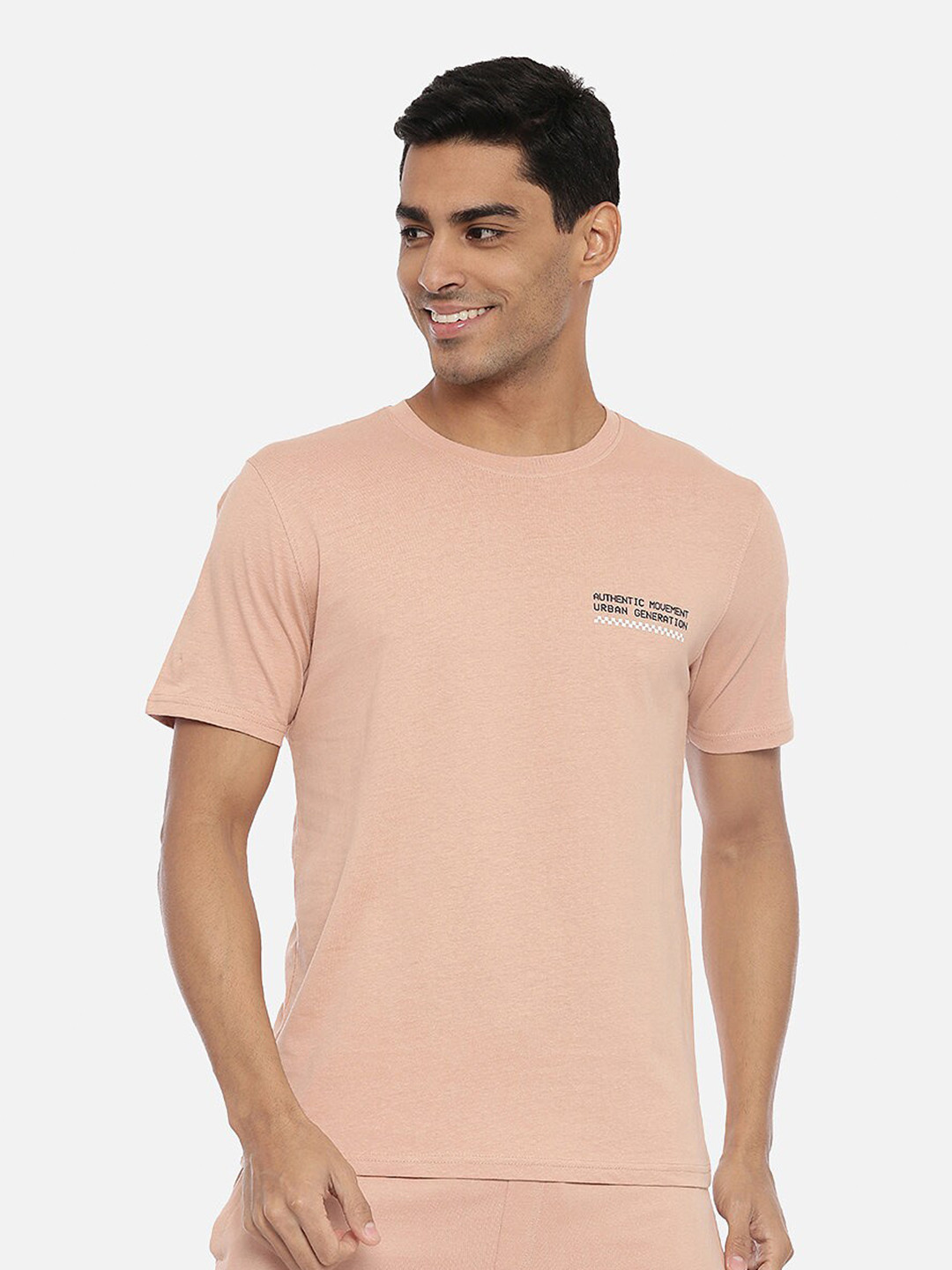 

R&B Men Beige T-shirt
