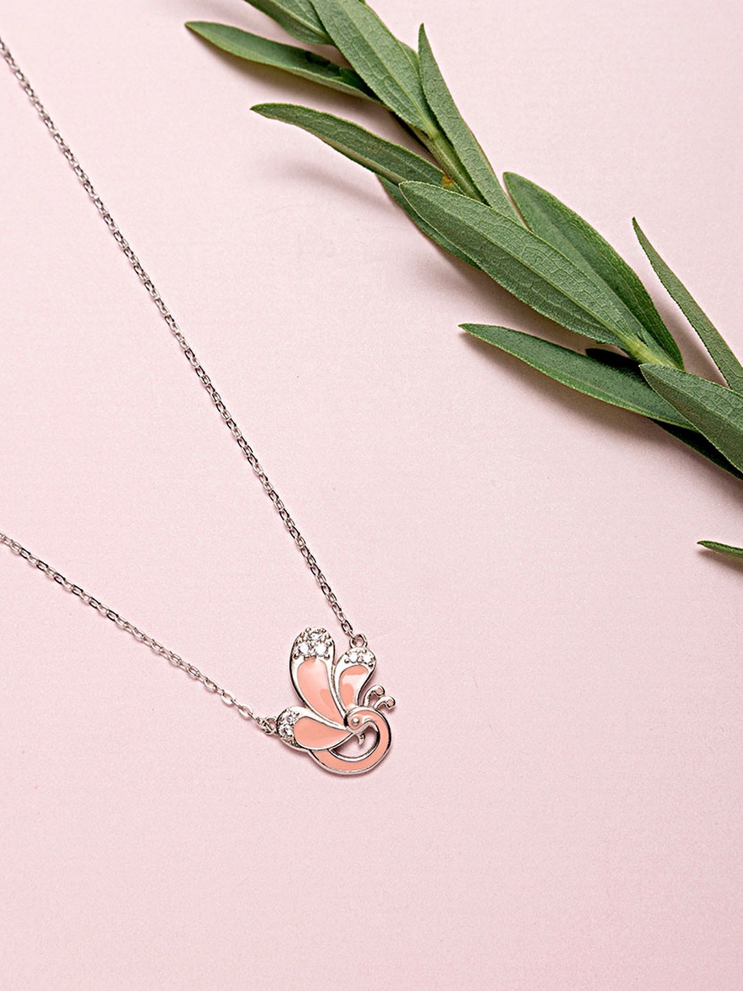 

Zavya 925 Sterling Silver Rhodium-Plated Necklace