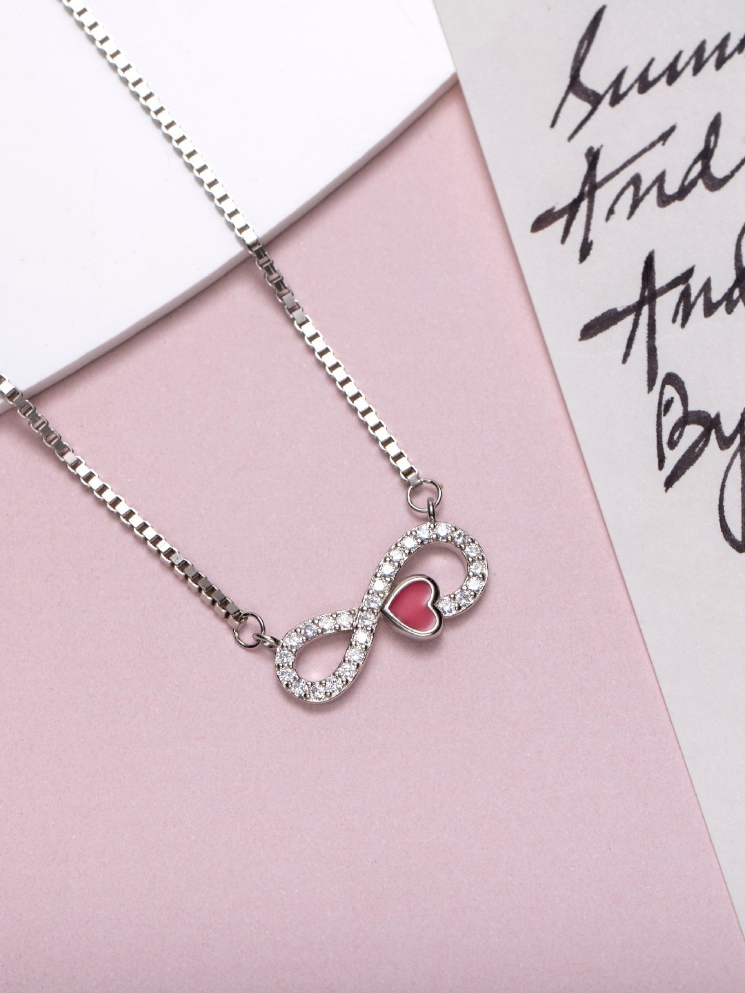 

Zavya 925 Sterling Silver Rhodium-Plated Necklace