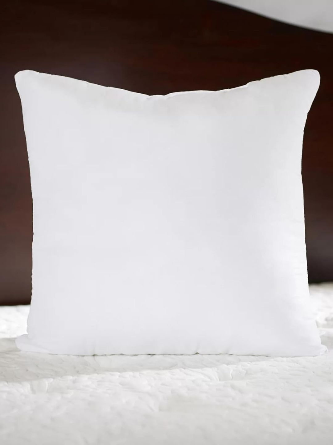 

Sleepsia White Solid Cushion