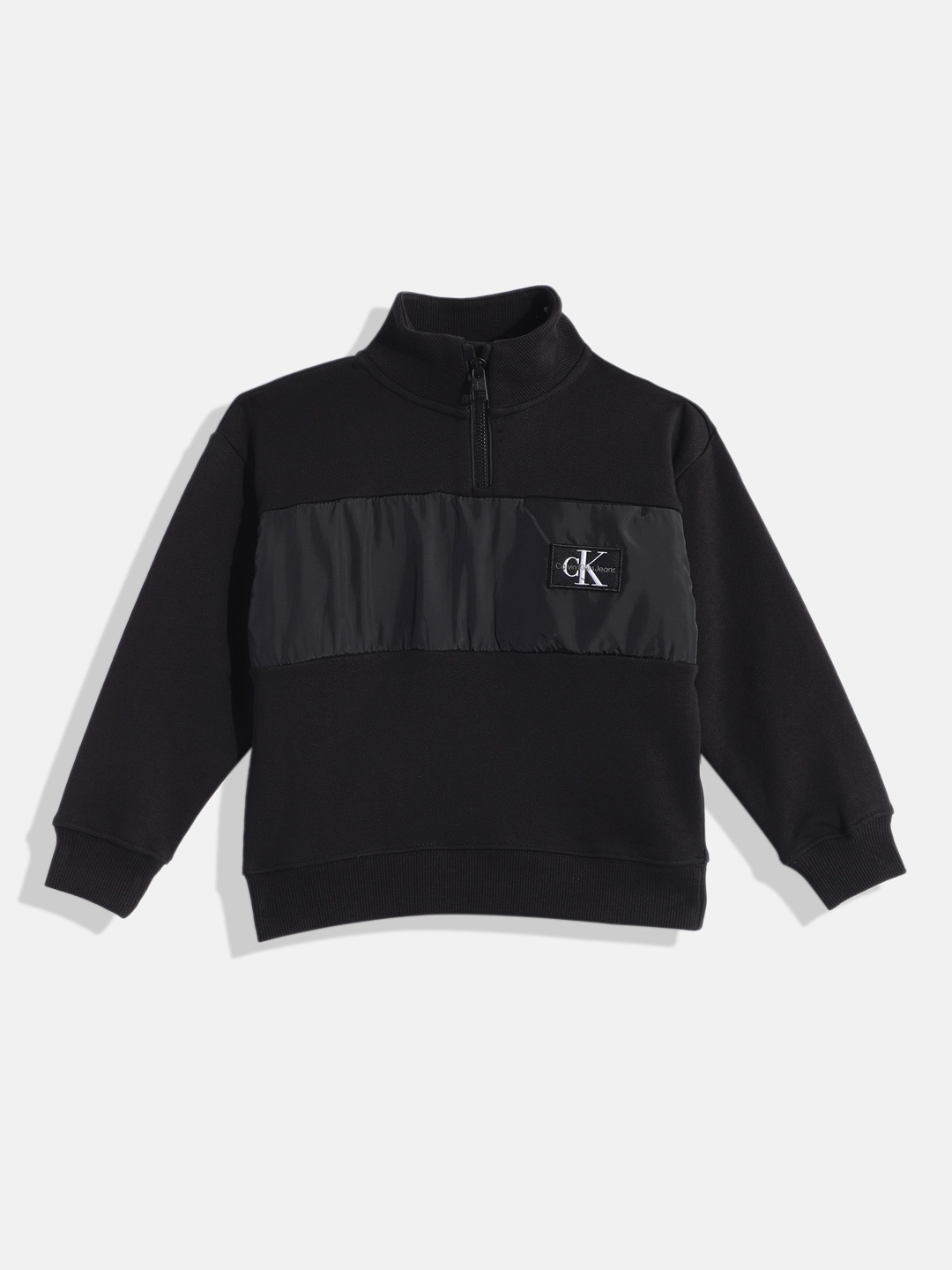 

Calvin Klein Jeans Boys Black Pure Cotton Sweatshirt
