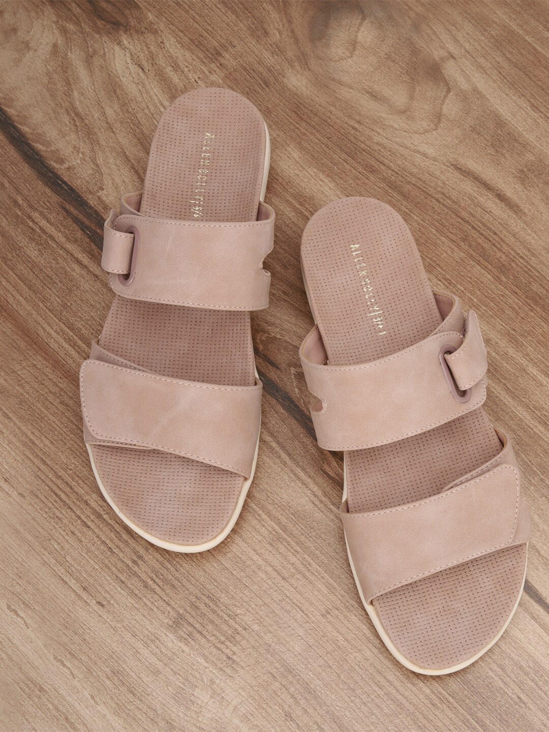 

Allen Solly Woman Women Peach-Coloured Open Toe Flats