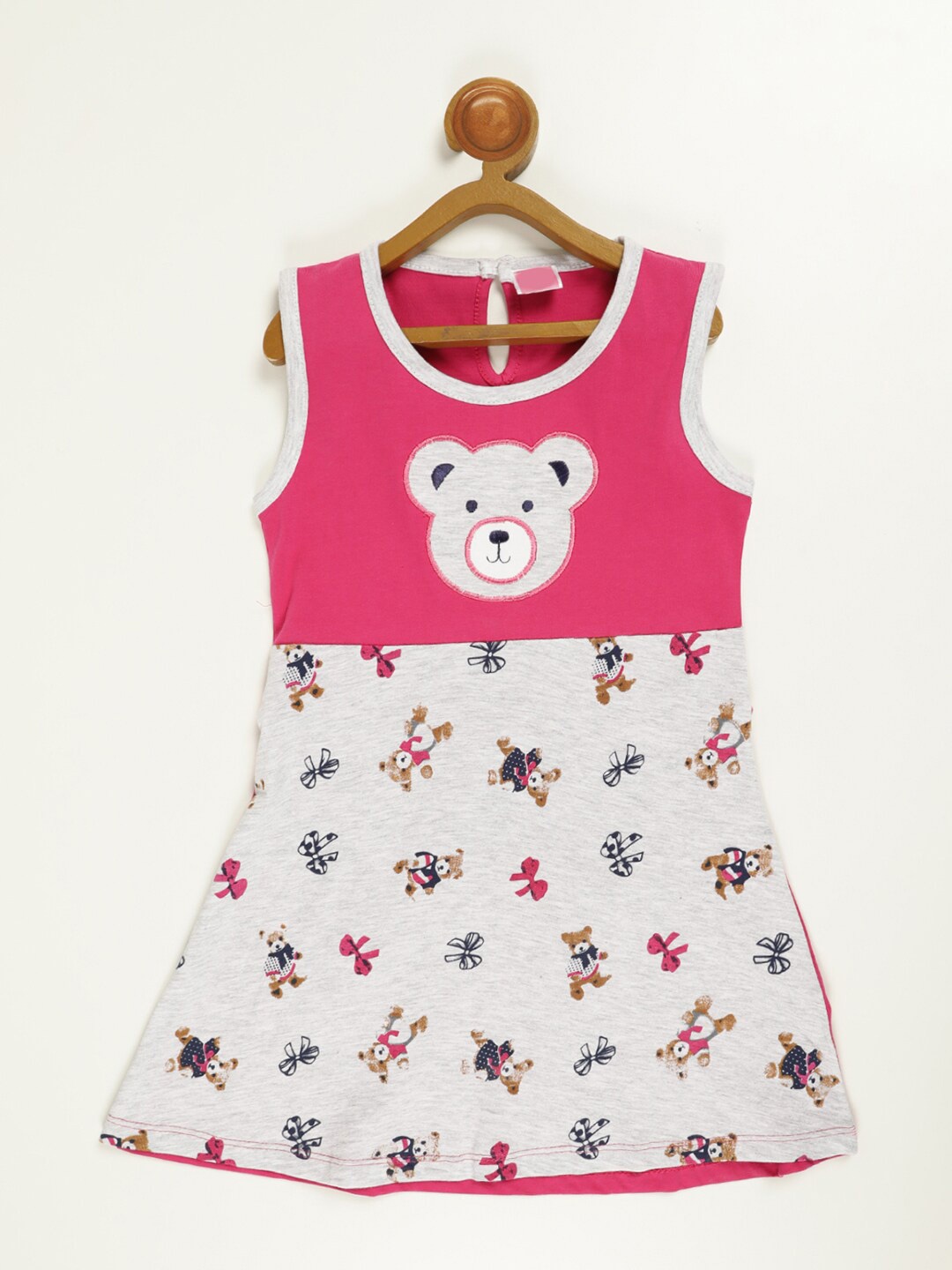 

V2 Value & Variety Magenta Floral A-Line Dress