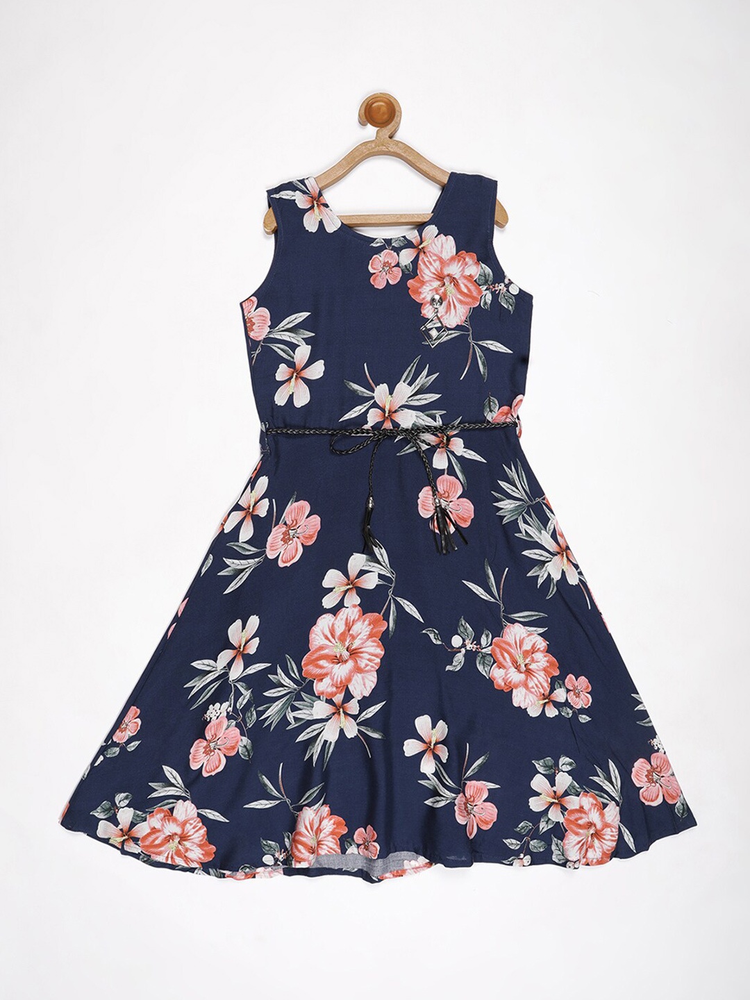 

V2 Value & Variety Navy Blue Floral Dress