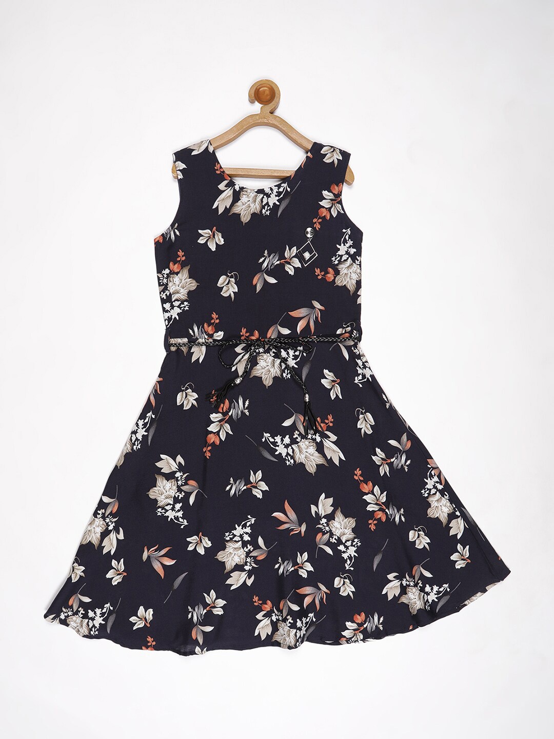 

V2 Value & Variety Navy Blue Floral Dress