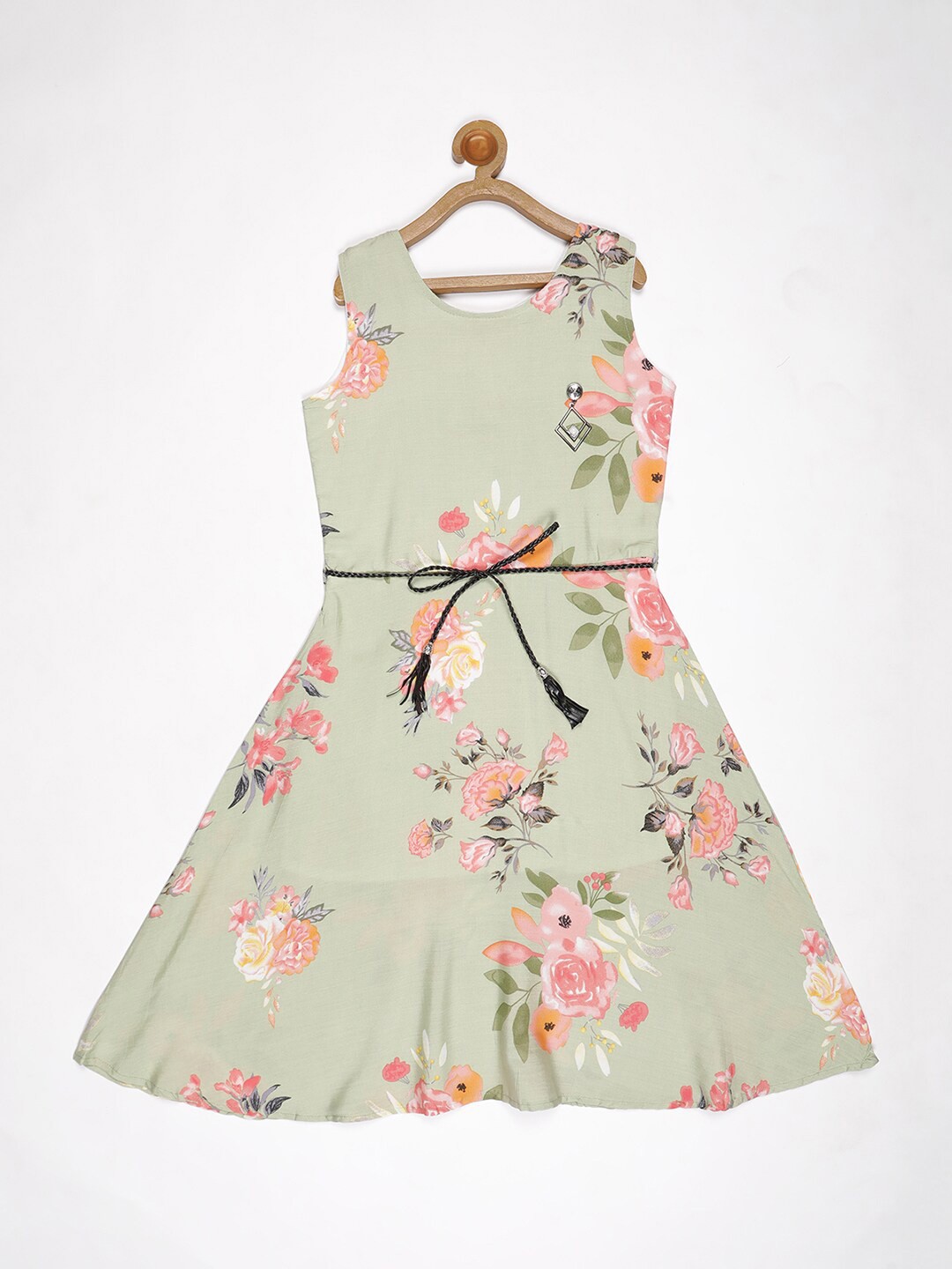 

V2 Value & Variety Green Floral Dress