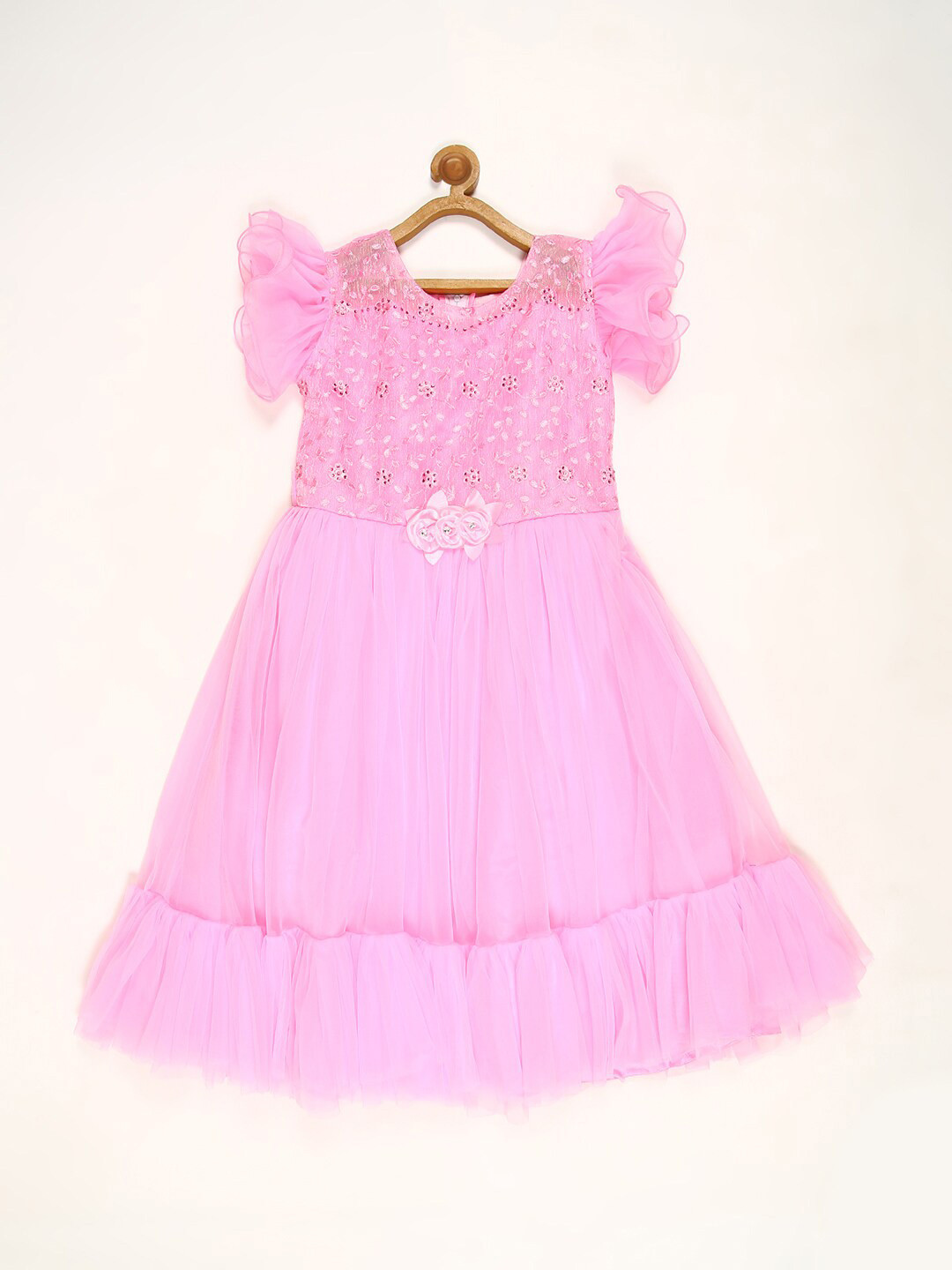 

V2 Value & Variety Pink Net Dress