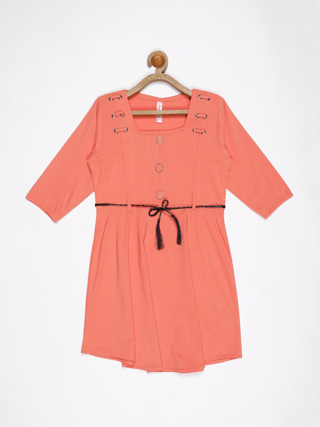

V2 Value & Variety Peach-Coloured Dress