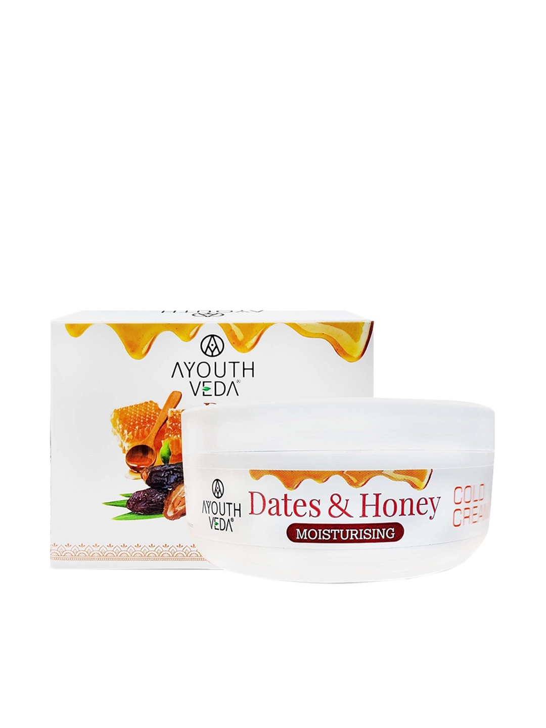 

AYOUTHVEDA Dates & Honey Moisturising Cold Cream 75 g, Beige