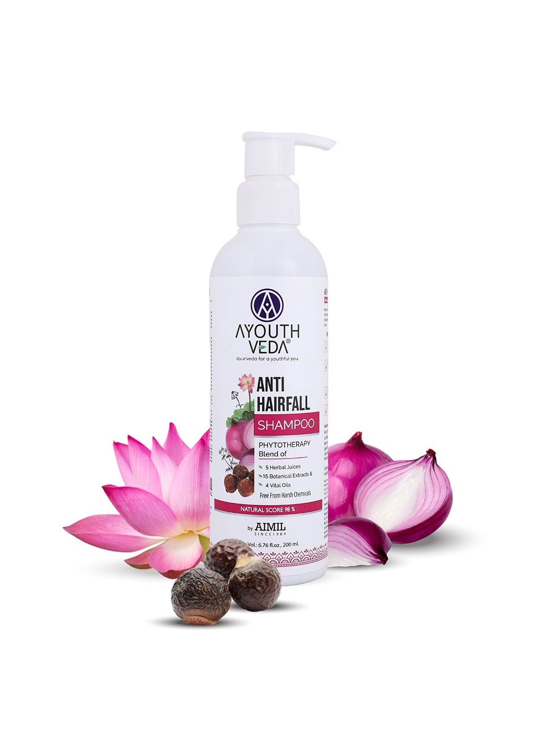 

AYOUTHVEDA Anti-Hairfall Shampoo 200 ml, Brown