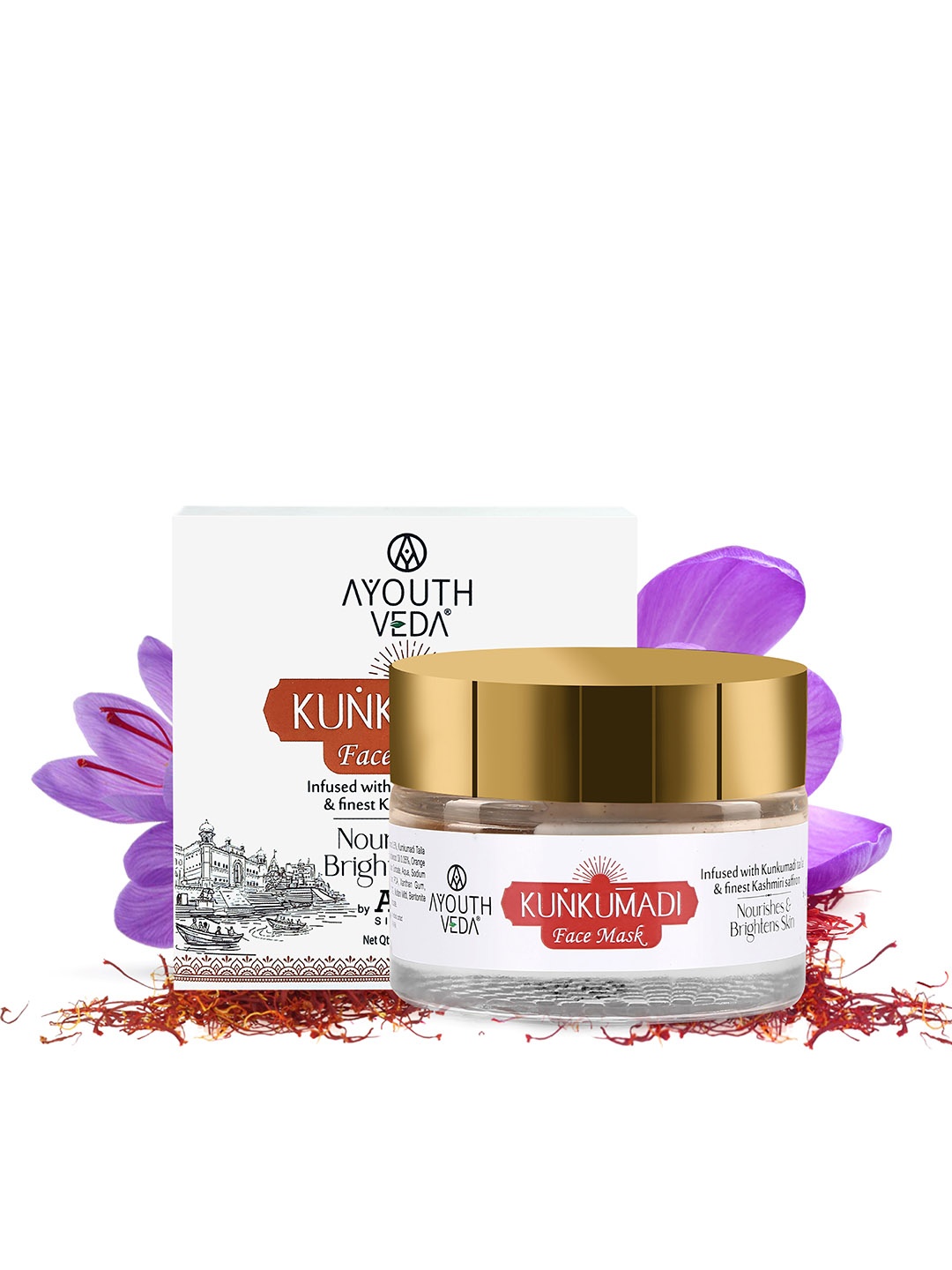 

AYOUTHVEDA Kunkumadi Face Mask 50g, Beige