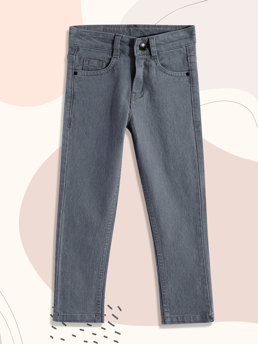

Donuts Boys Grey Jean Slim Fit Stretchable Jeans