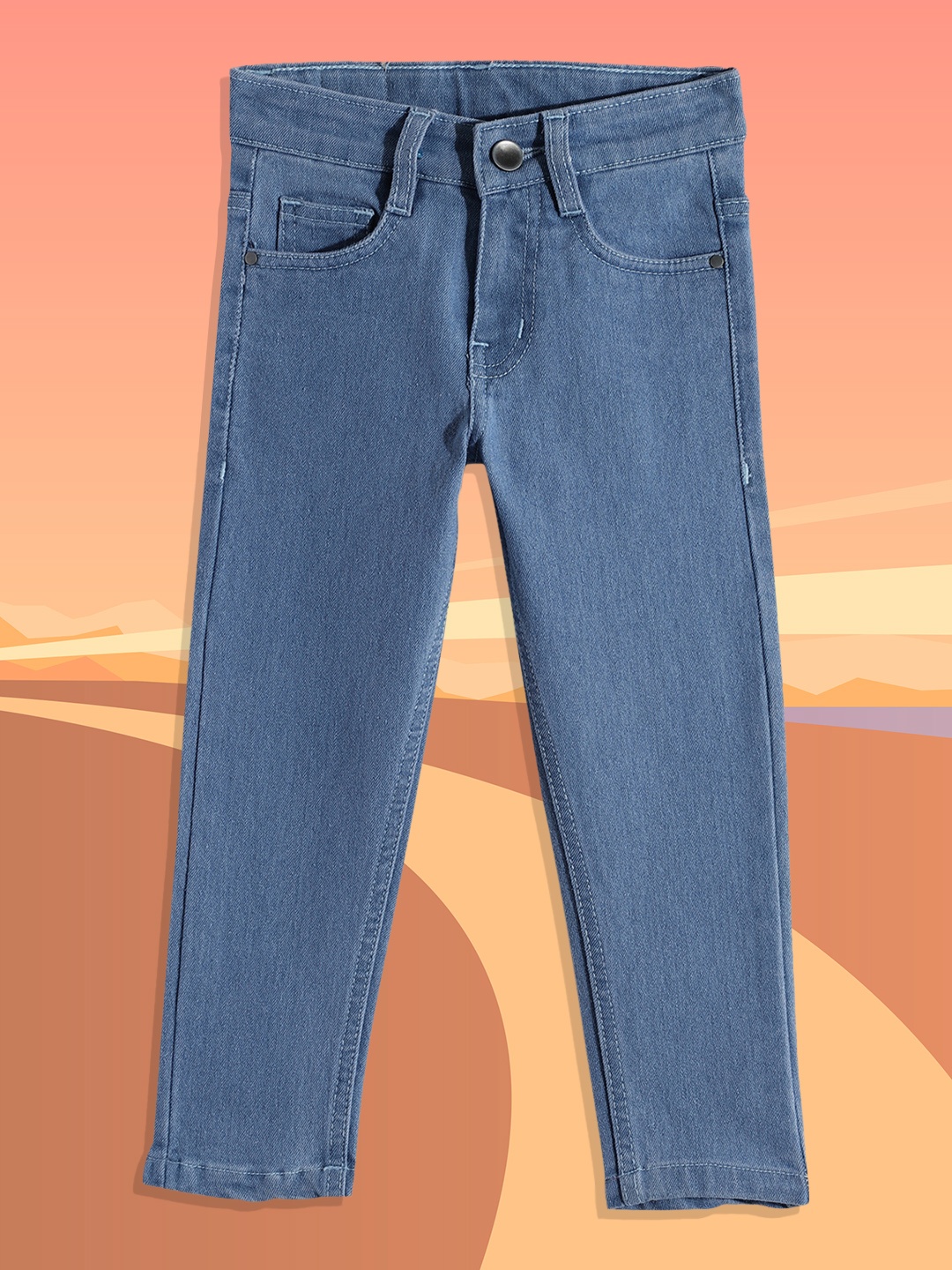 

Donuts Boys Blue Jean Slim Fit Stretchable Jeans