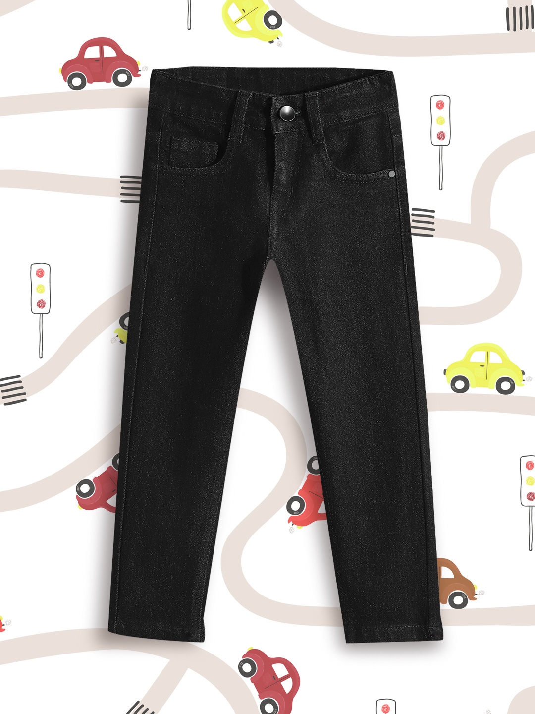 

Donuts Boys Black Jean Slim Fit Stretchable Jeans