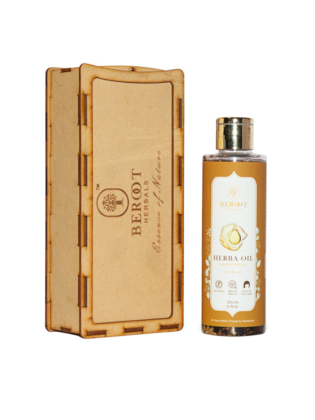 

BEROOT HERBALS Herba Oil with Amla & Coconut Oil - 200ml, Beige