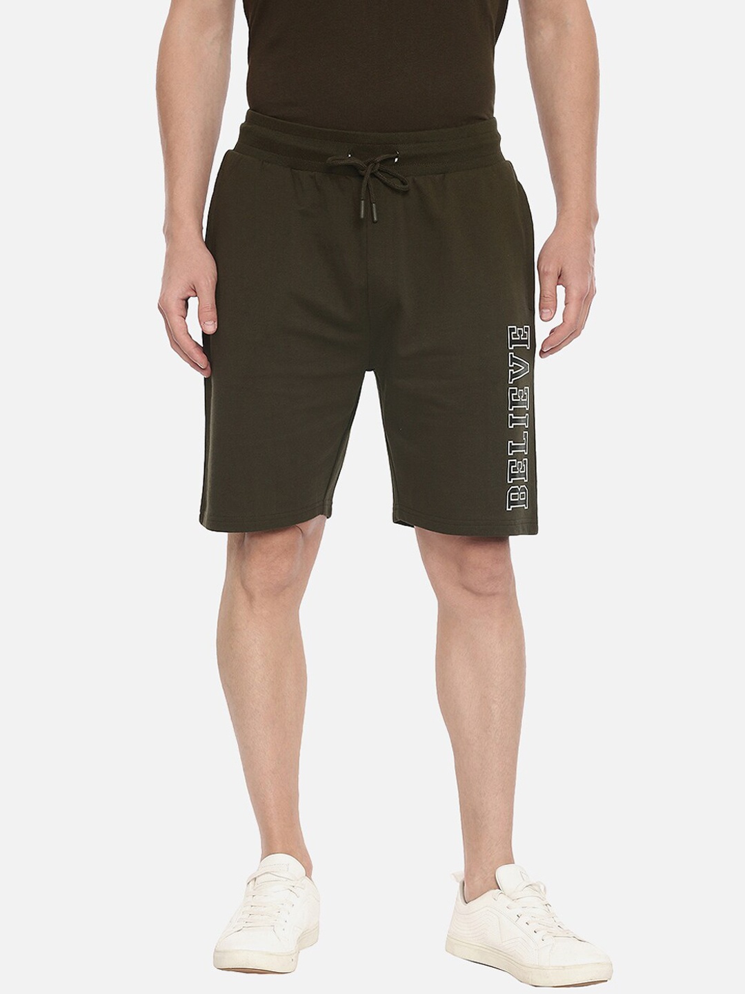 

R&B Men Olive Green Shorts