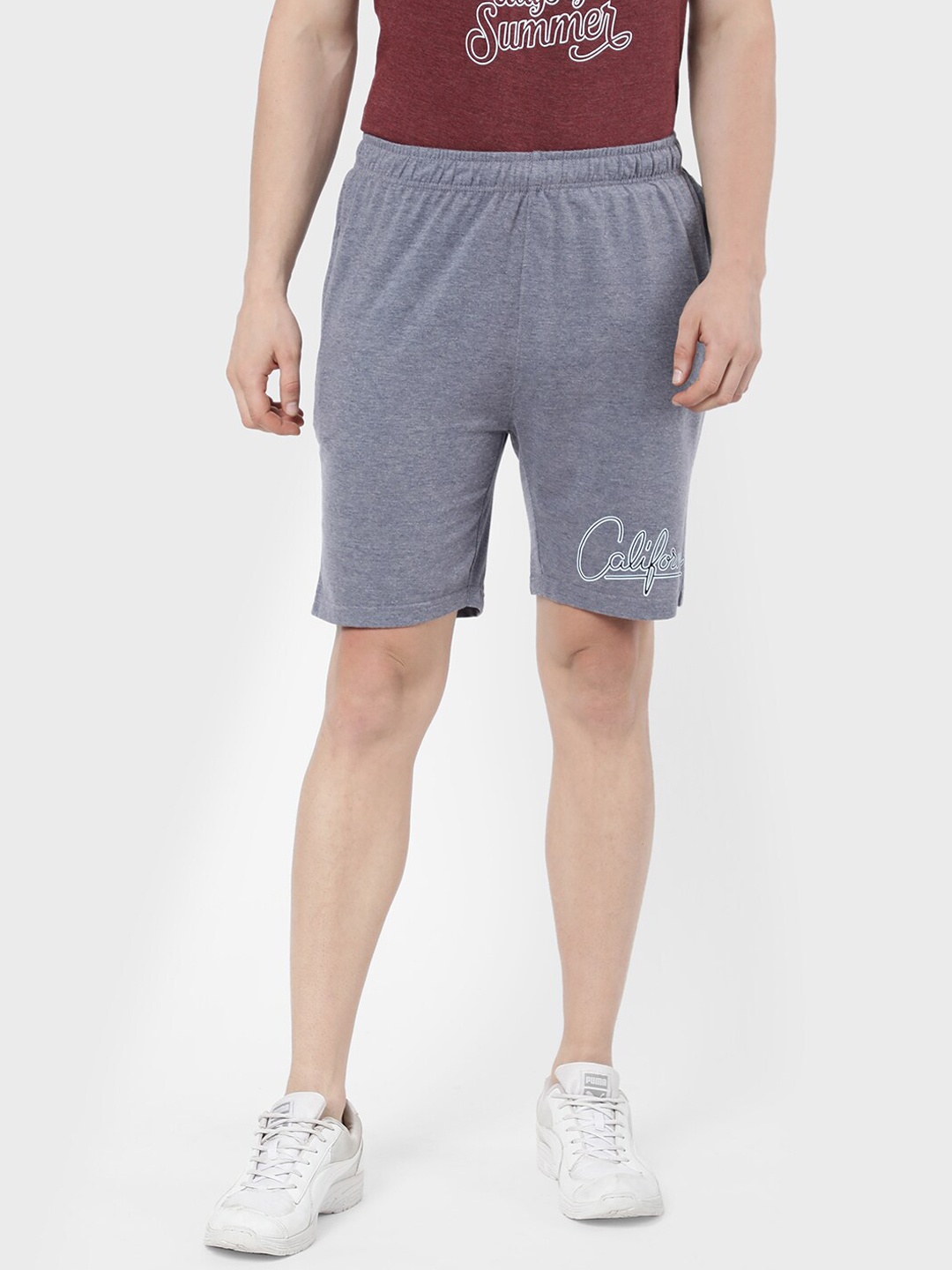 

R&B Men Purple Sports Shorts