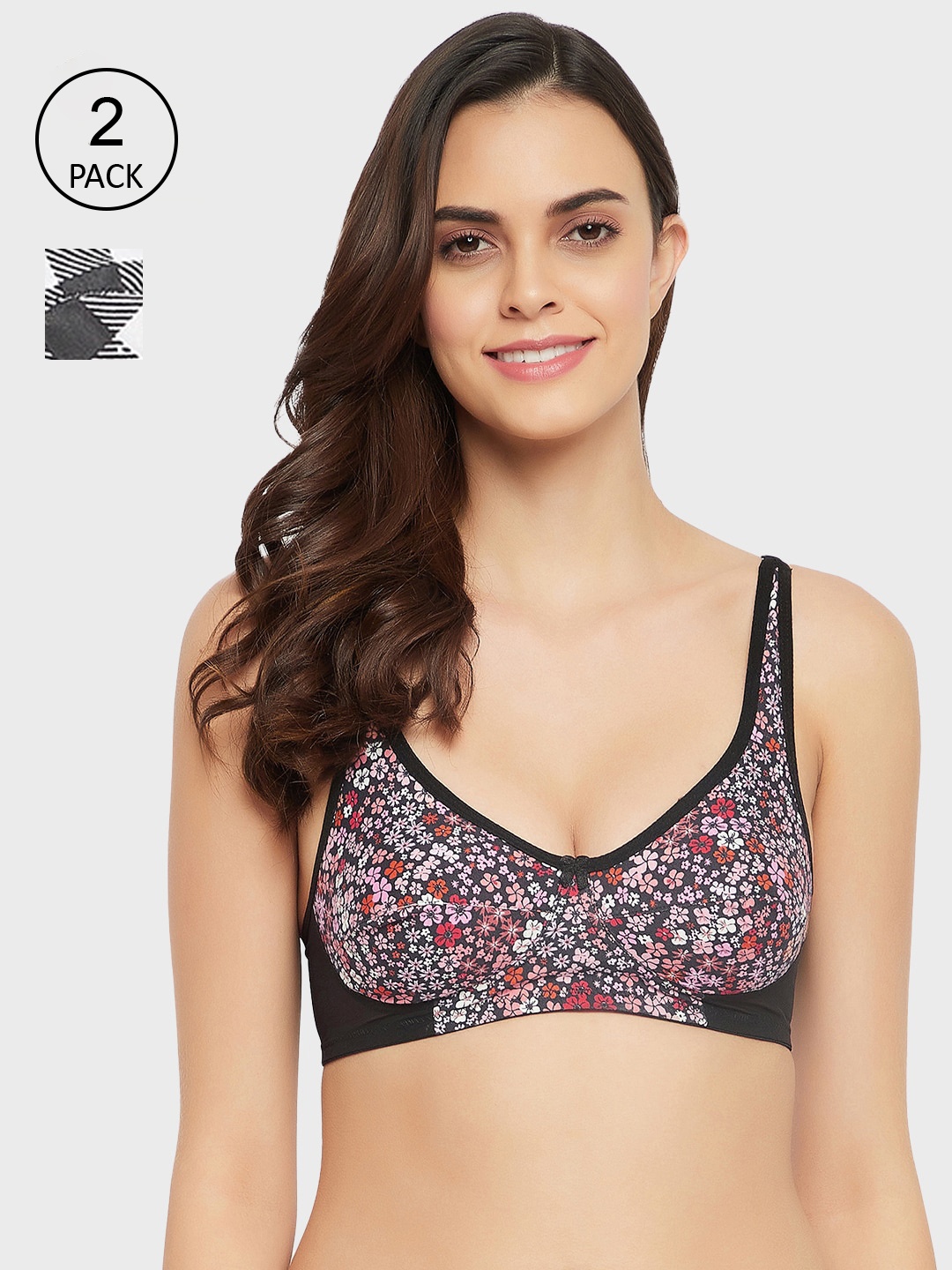 

Clovia Women Multi Bra, Black
