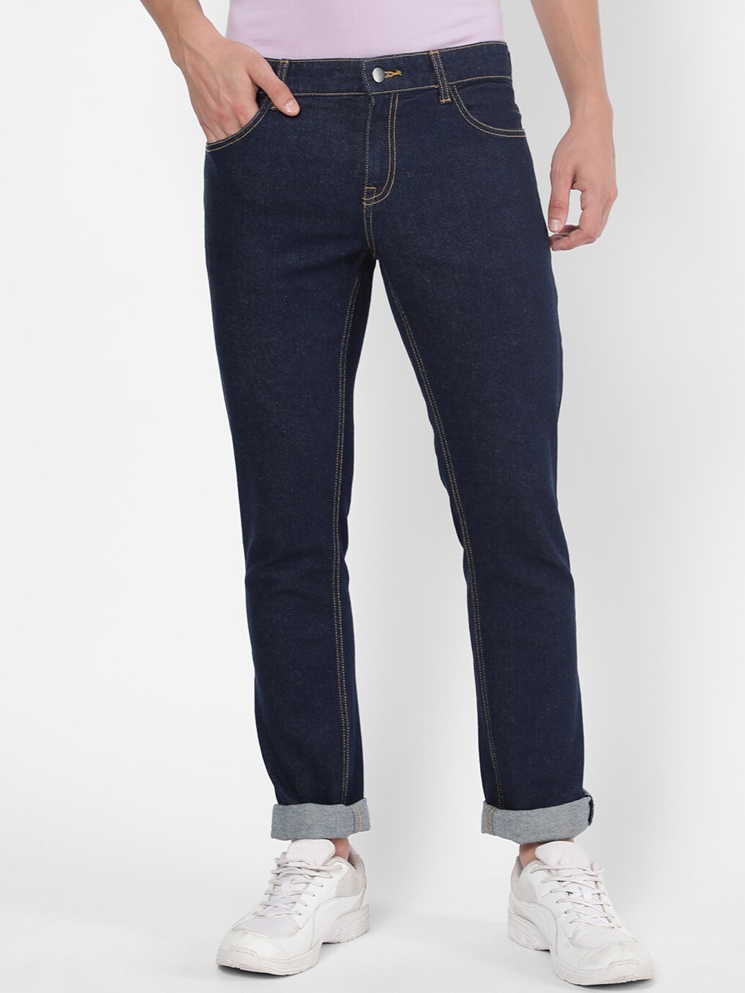

R&B Men Blue Slim Fit Jeans