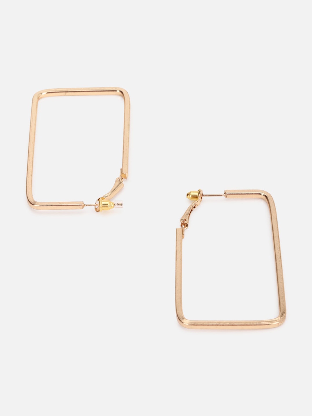 

FOREVER 21 Gold-Toned Contemporary Drop Earrings