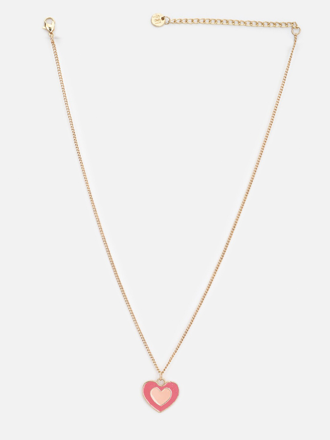 

FOREVER 21 Gold-Toned & Pink Necklace