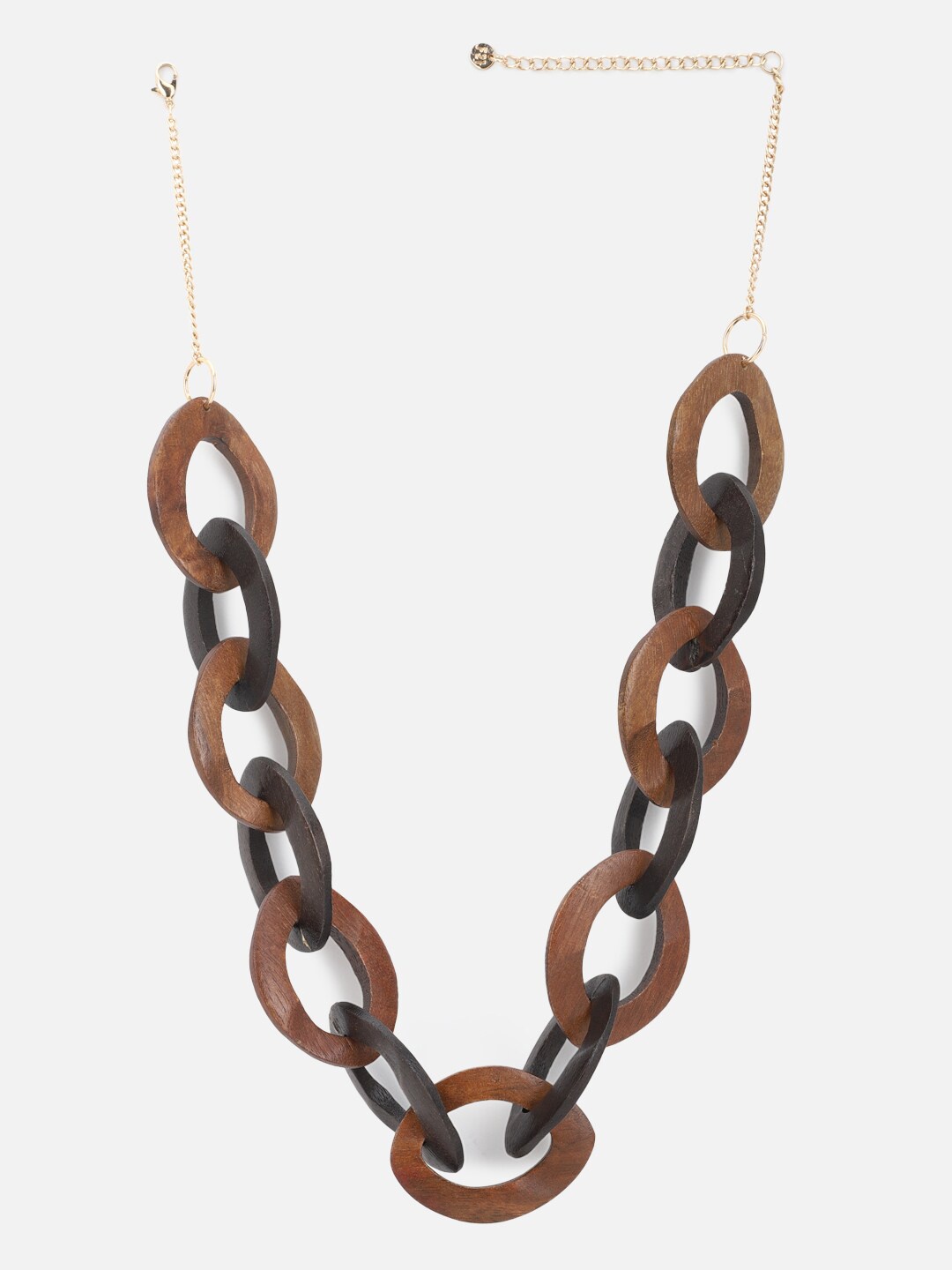 

FOREVER 21 Brown & Gold-Toned Chain