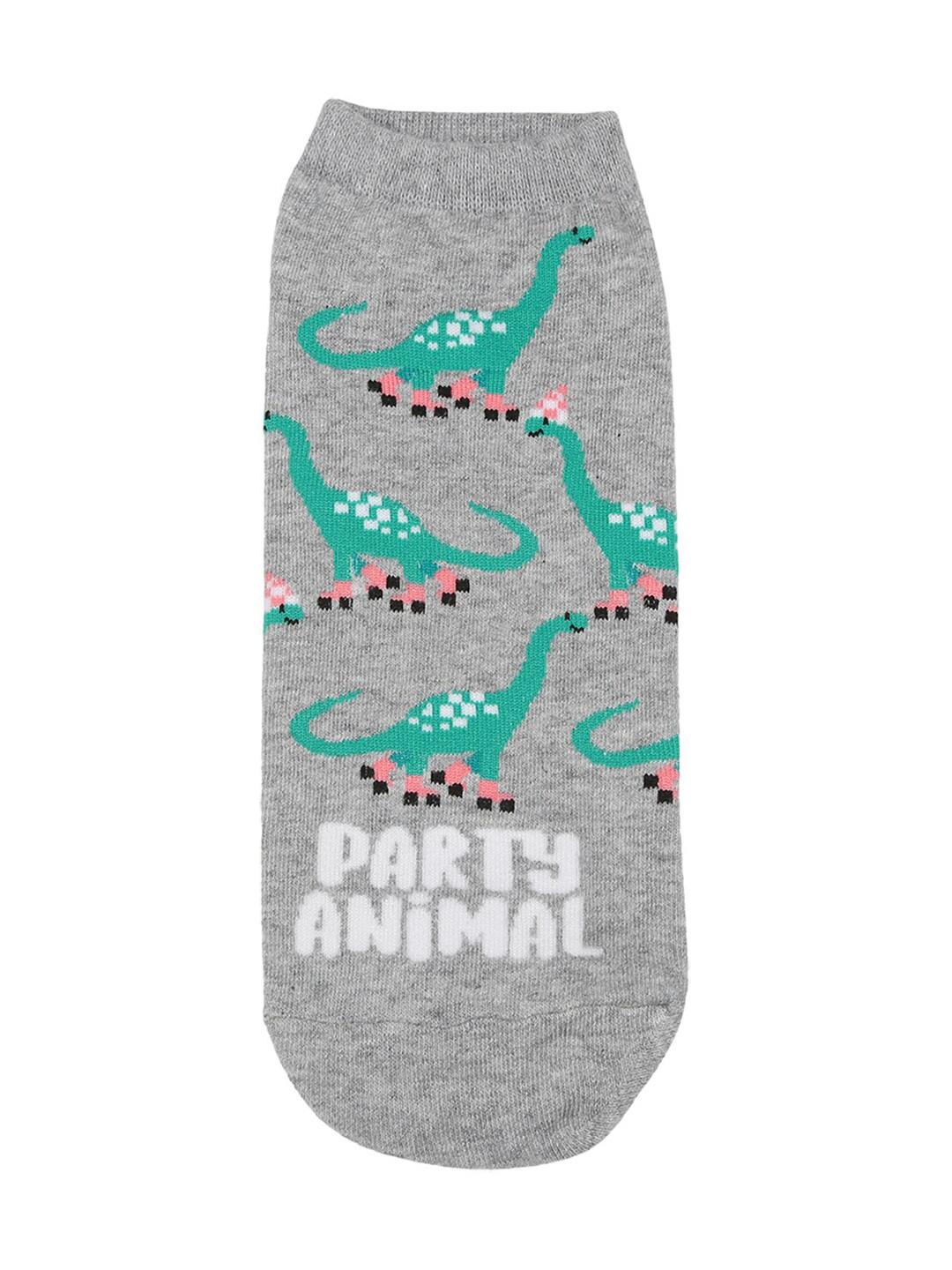 

AMERICAN EAGLE OUTFITTERS Women Grey & Green Printed Ankle-Length Socks