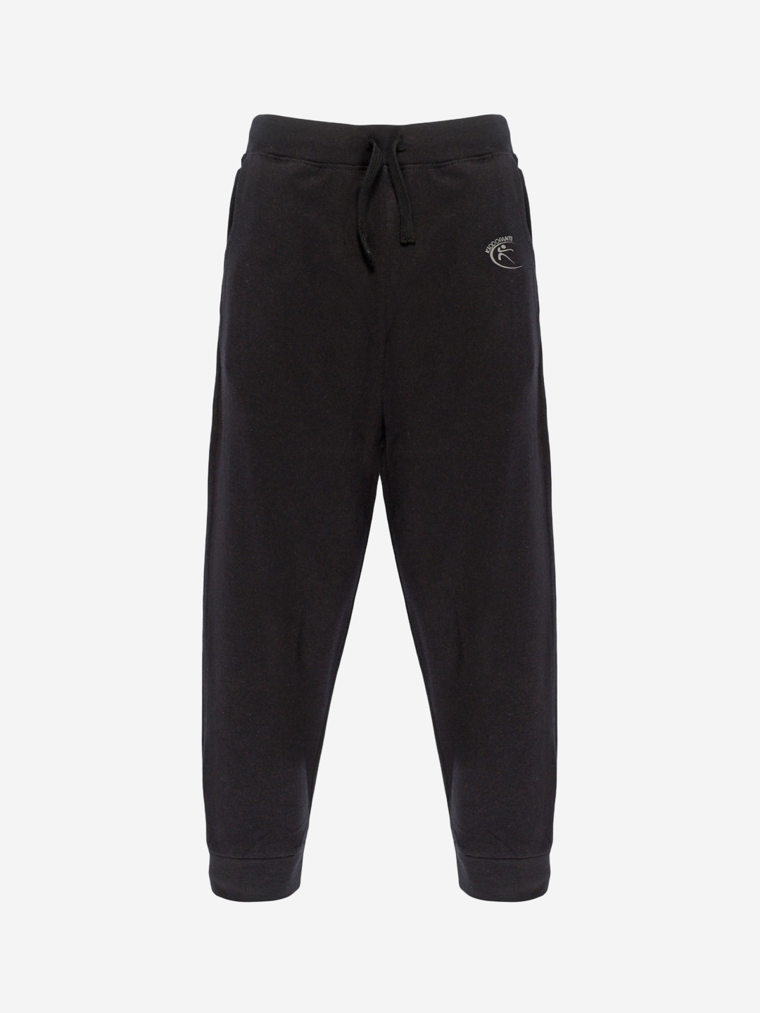 

KiddoPanti Kids Black Solid Pure Cotton Joggers