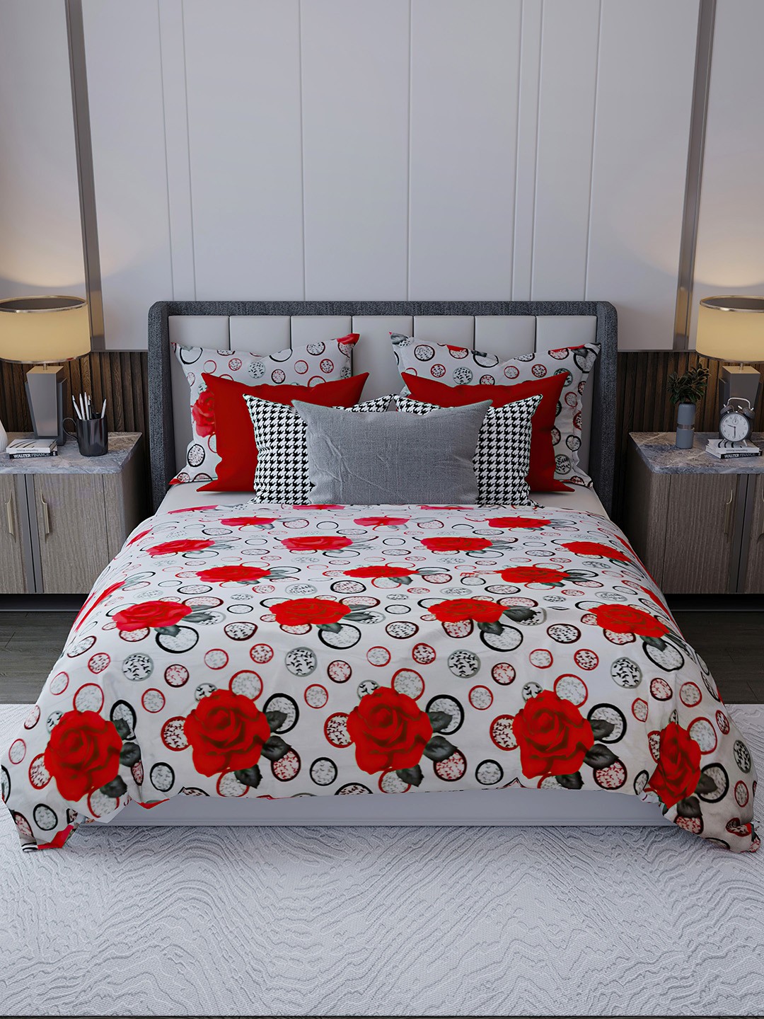 

LABHAM Unisex Red Bedsheets