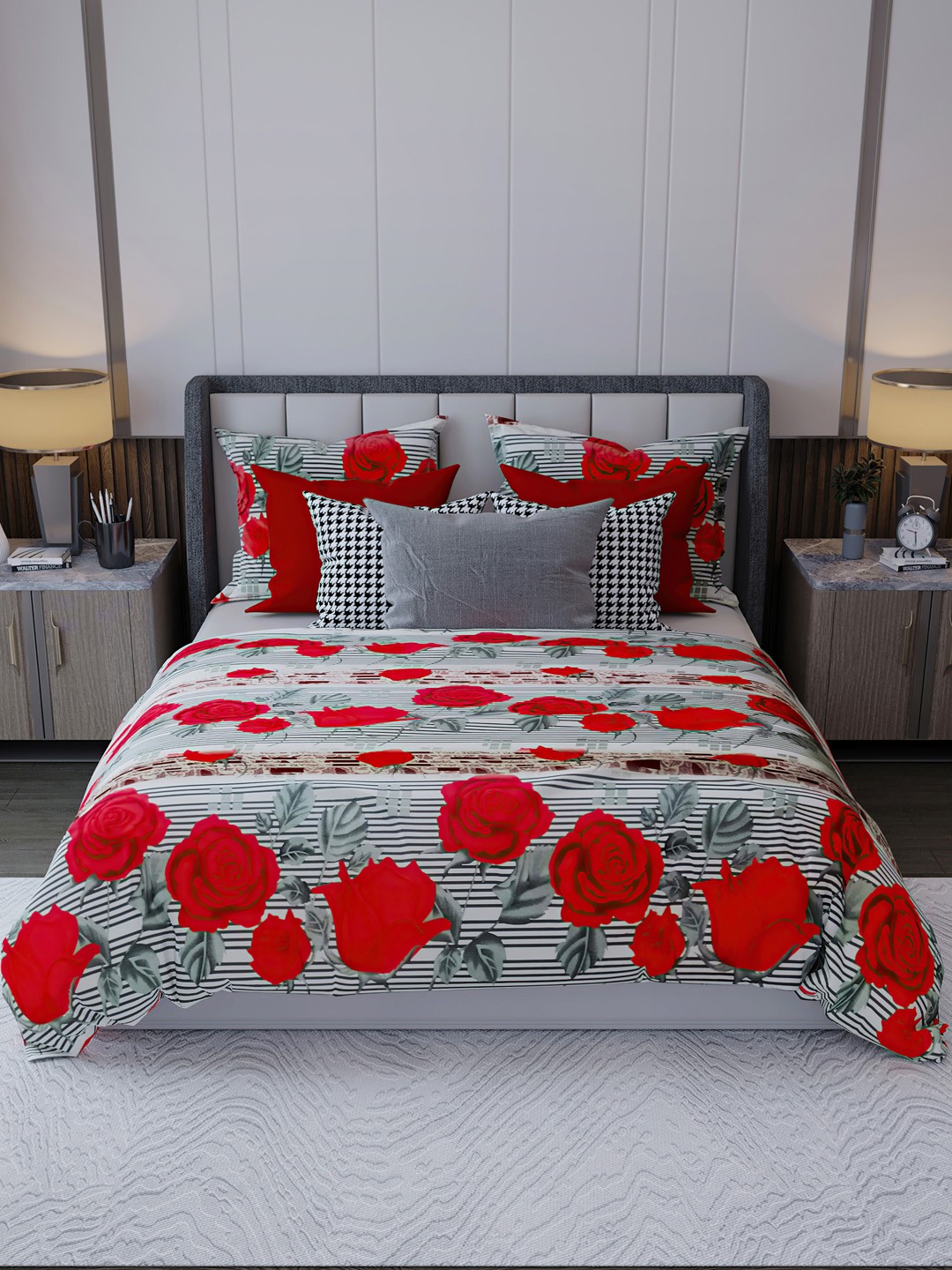 

LABHAM Unisex Red Bedsheets