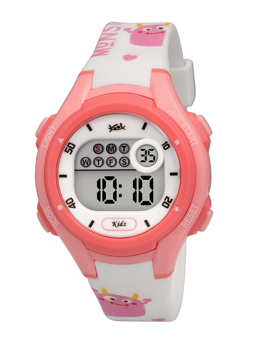 

Kool Kidz Unisex Kids Grey Embellished Dial & Pink Straps Digital Watch KOOL KIDZ KK 243 PK