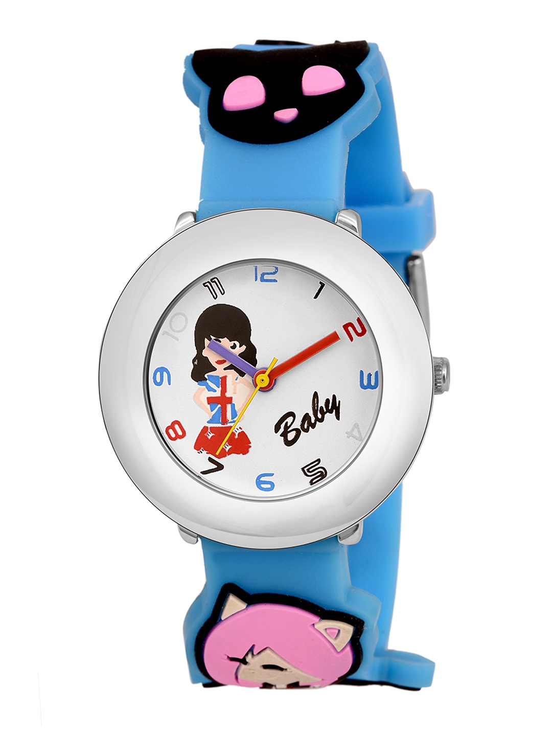 

Kool Kidz Unisex Kids Multicoloured Brass Printed Dial & Blue Straps Analogue Watch KOOL KIDZ KK 310 BL