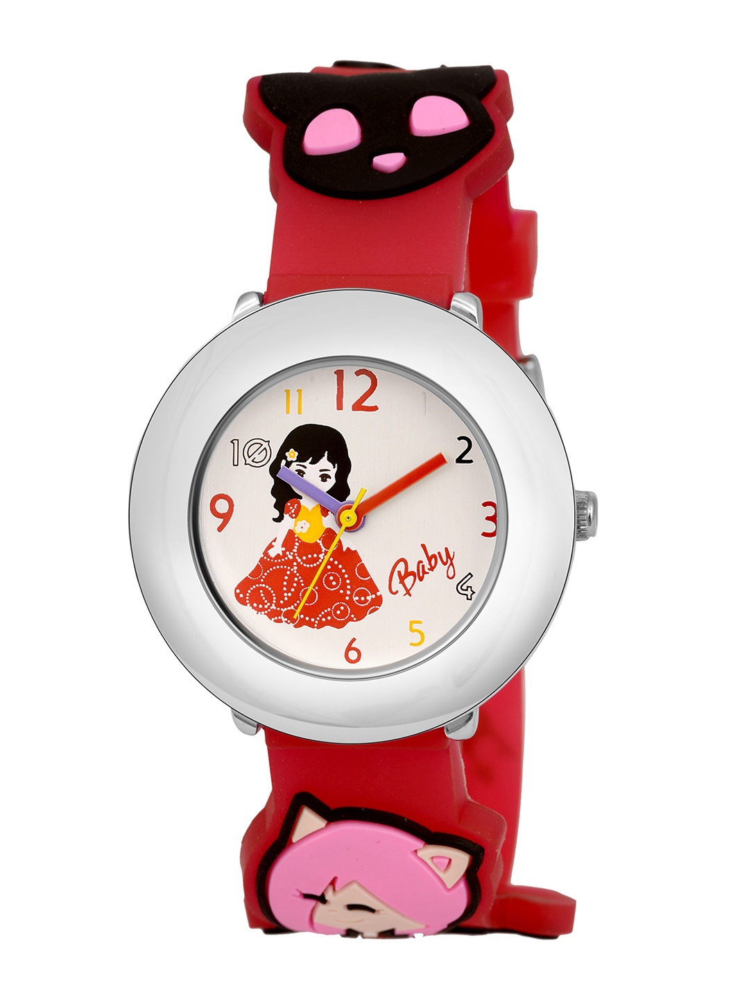 

Kool Kidz Unisex Kids Multicoloured Brass Printed Dial & Red Straps Analogue Watch KOOL KIDZ KK 310 RD