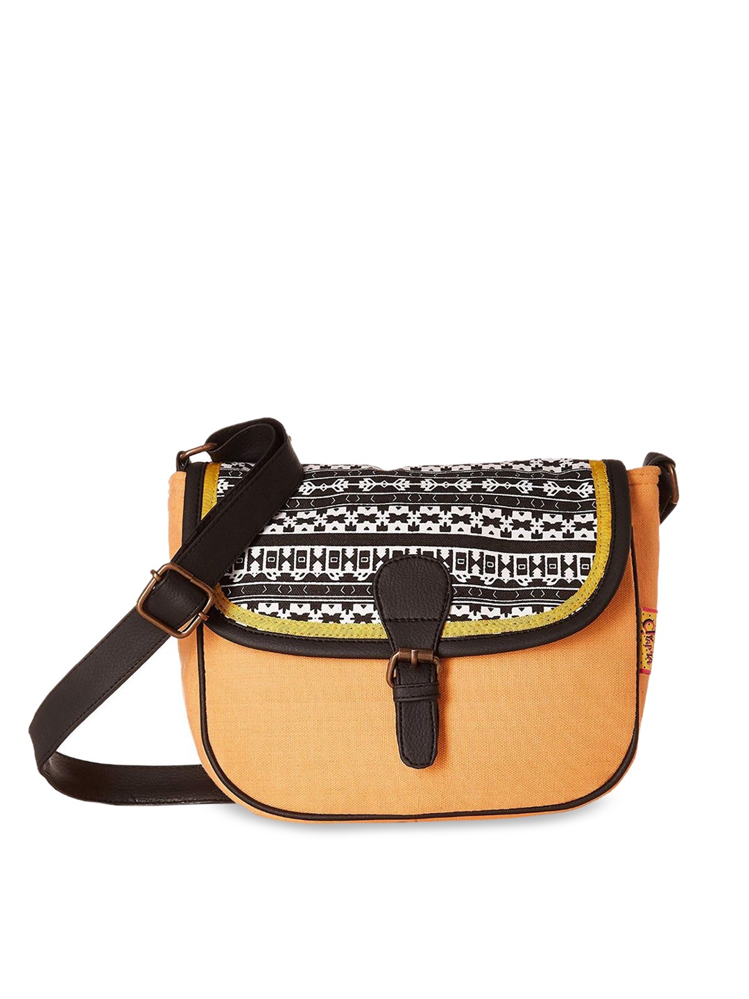 

Kanvas Katha Multicoloured Structured Sling Bag, Multi