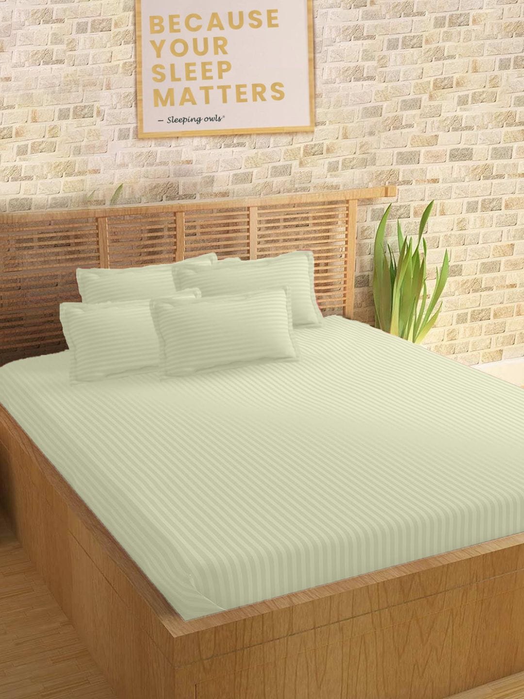 

Sleeping Owls- because your sleep matters Unisex Grey Bedsheets