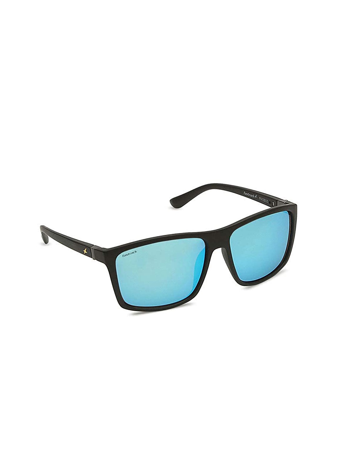 

Fastrack Unisex Blue Lens & Black Square Sunglasses with UV Protected Lens