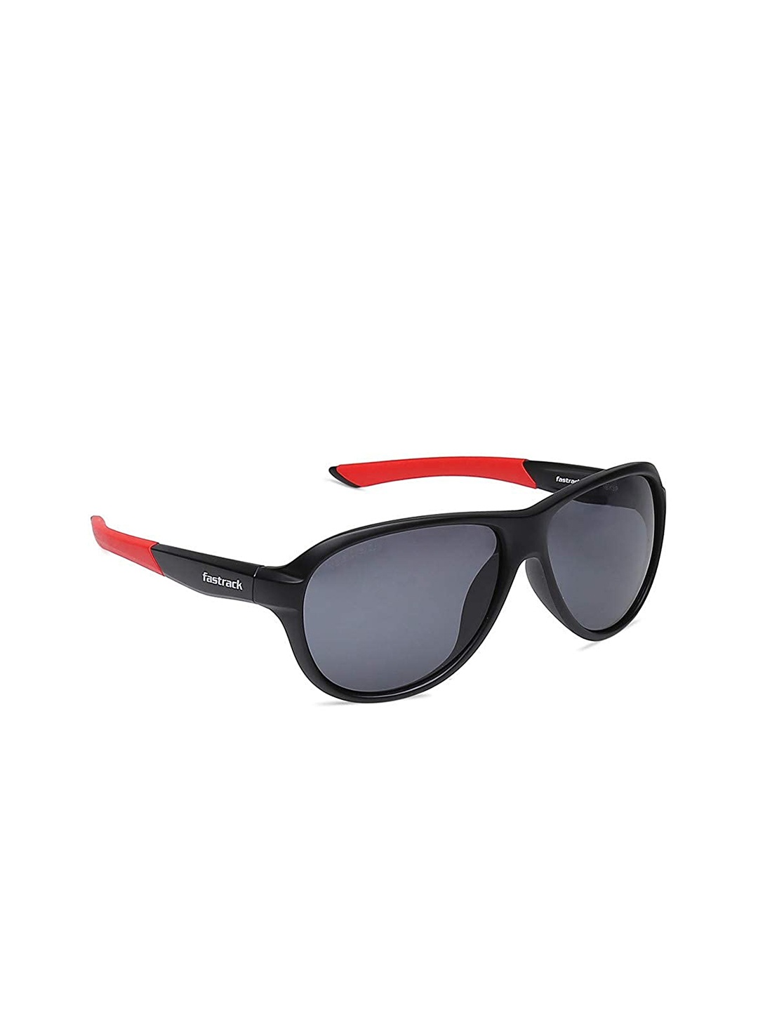 

Fastrack Unisex Black Lens & Black Aviator Sunglasses with UV Protected Lens