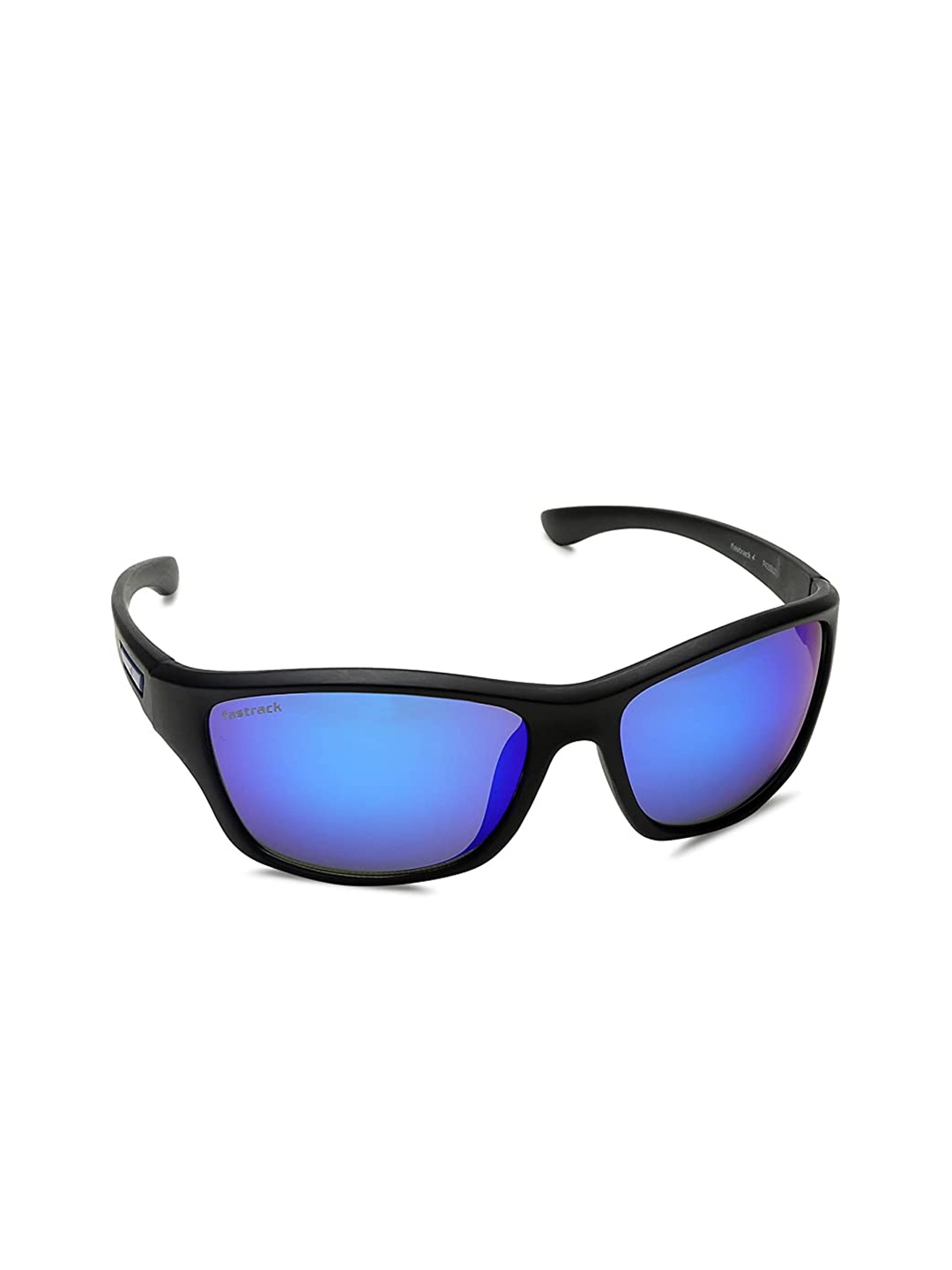 

Fastrack Unisex Blue Lens & Black Square Sunglasses with UV Protected Lens