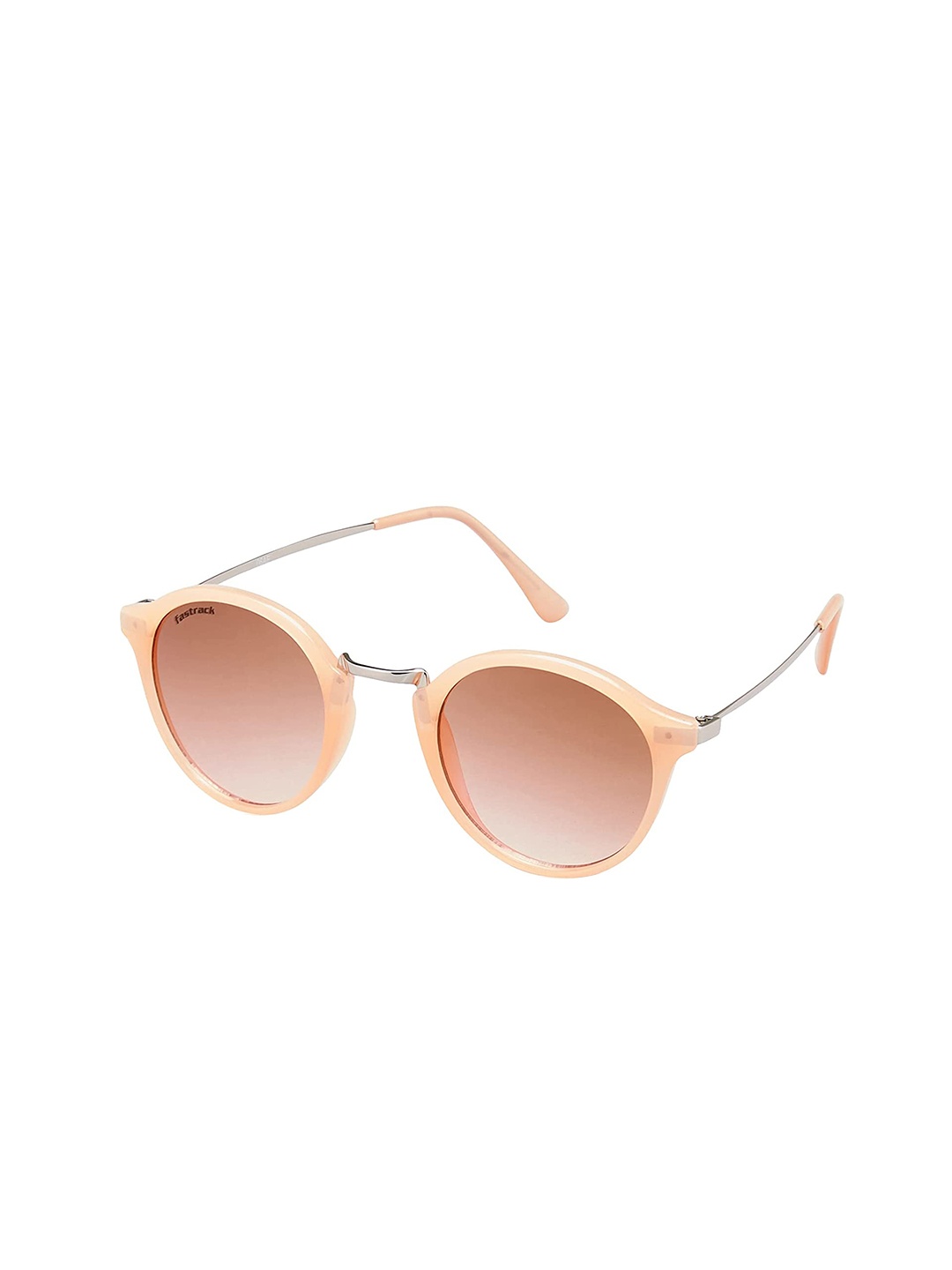 

Fastrack Unisex Pink Lens & Pink Oval Sunglasses with UV Protected Lens