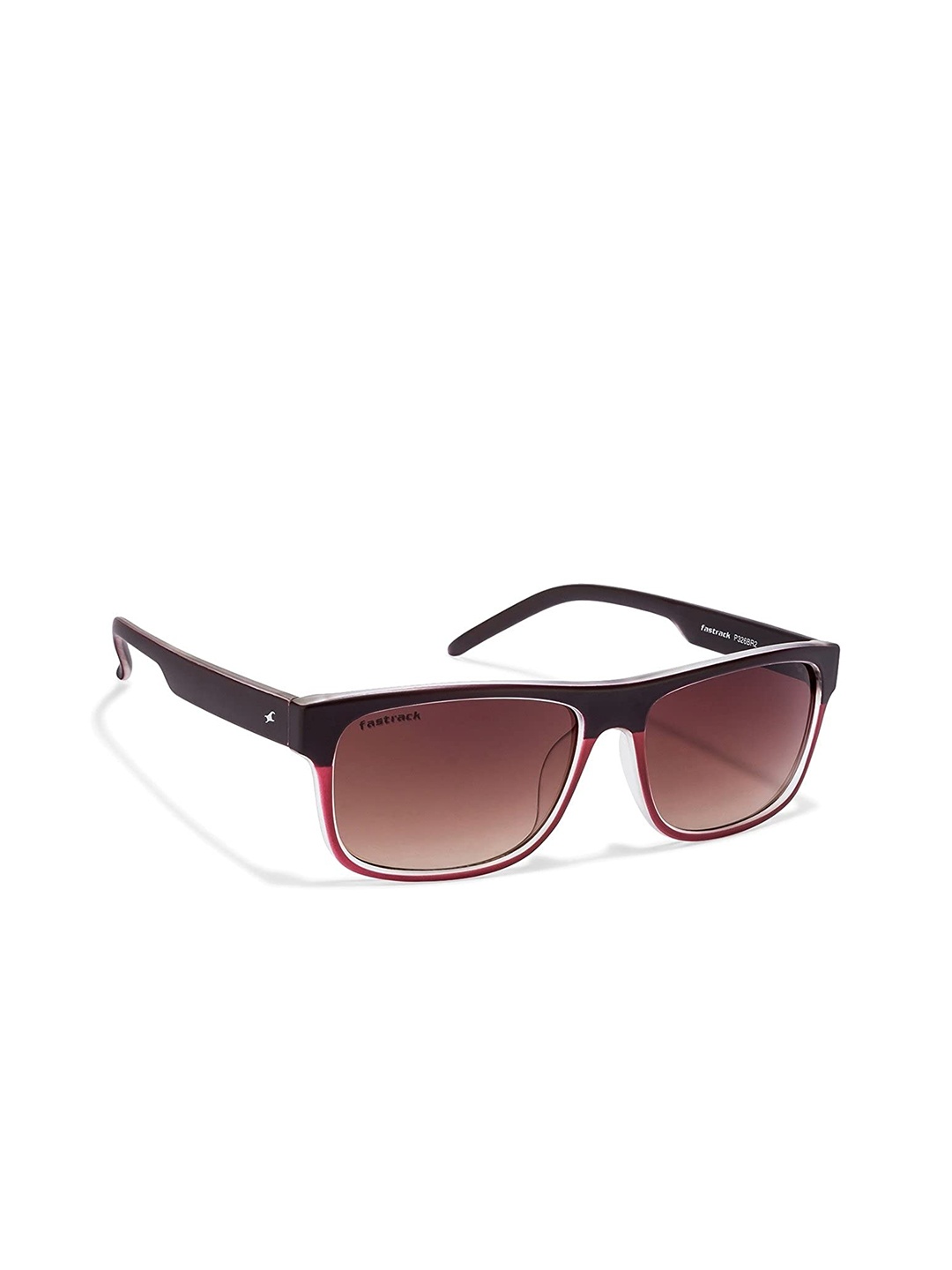 

Fastrack Unisex Brown Lens & Brown Square Sunglasses with UV Protected Lens