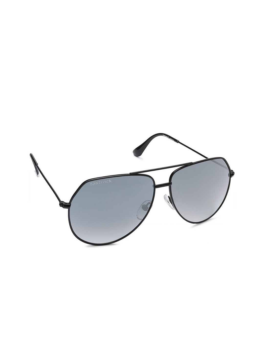 

Fastrack Unisex Grey Lens & Black Oval Sunglasses with UV Protected Lens