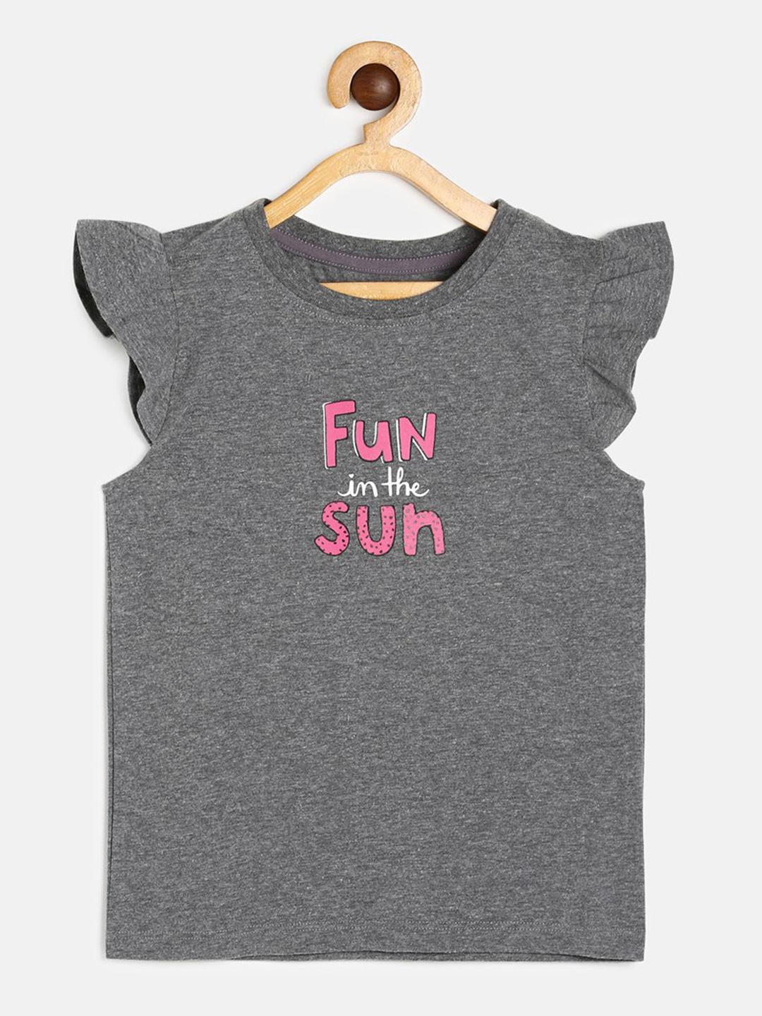 

MINI KLUB Grey Print Tank Top