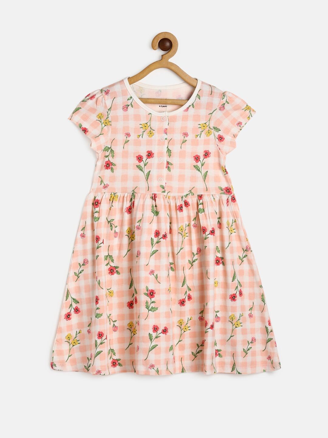 

MINI KLUB Multicoloured Floral A-Line Dress, Multi