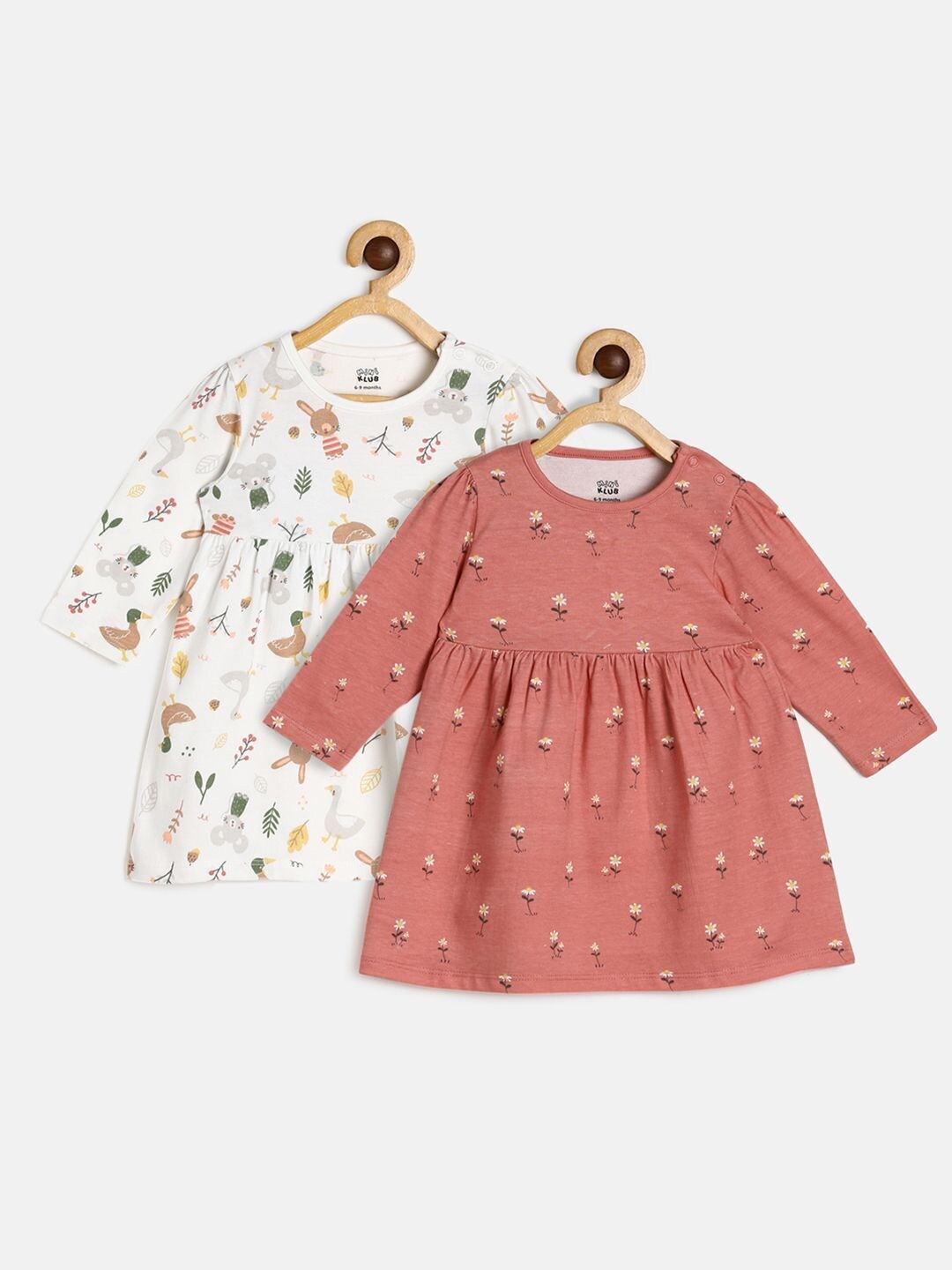 

MINI KLUB Multicoloured Organic Cotton Empire Dress, Multi